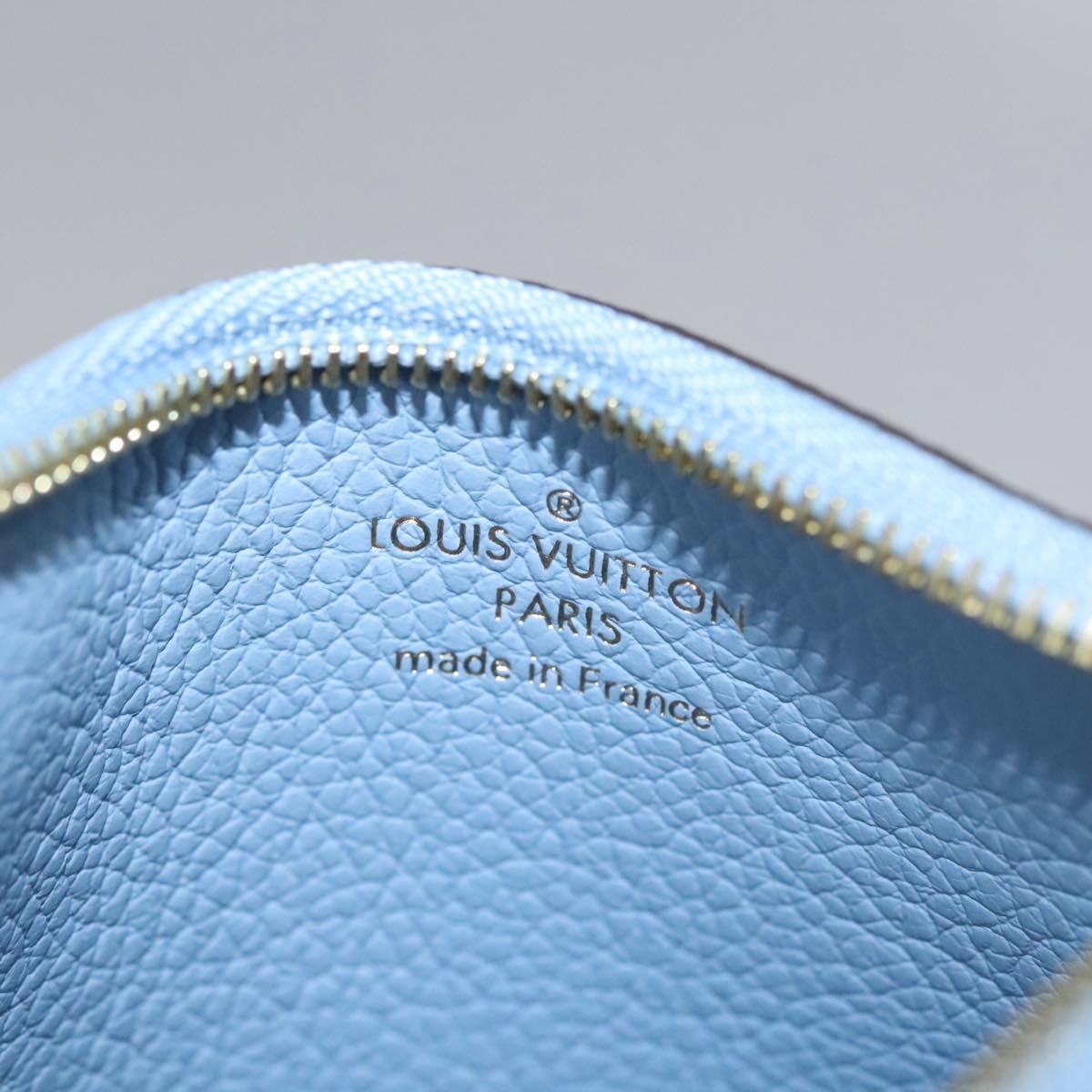 LOUIS VUITTON Monogram Empreinte Pochette Trio Pouch Pink M80407 LV Auth 107585SM