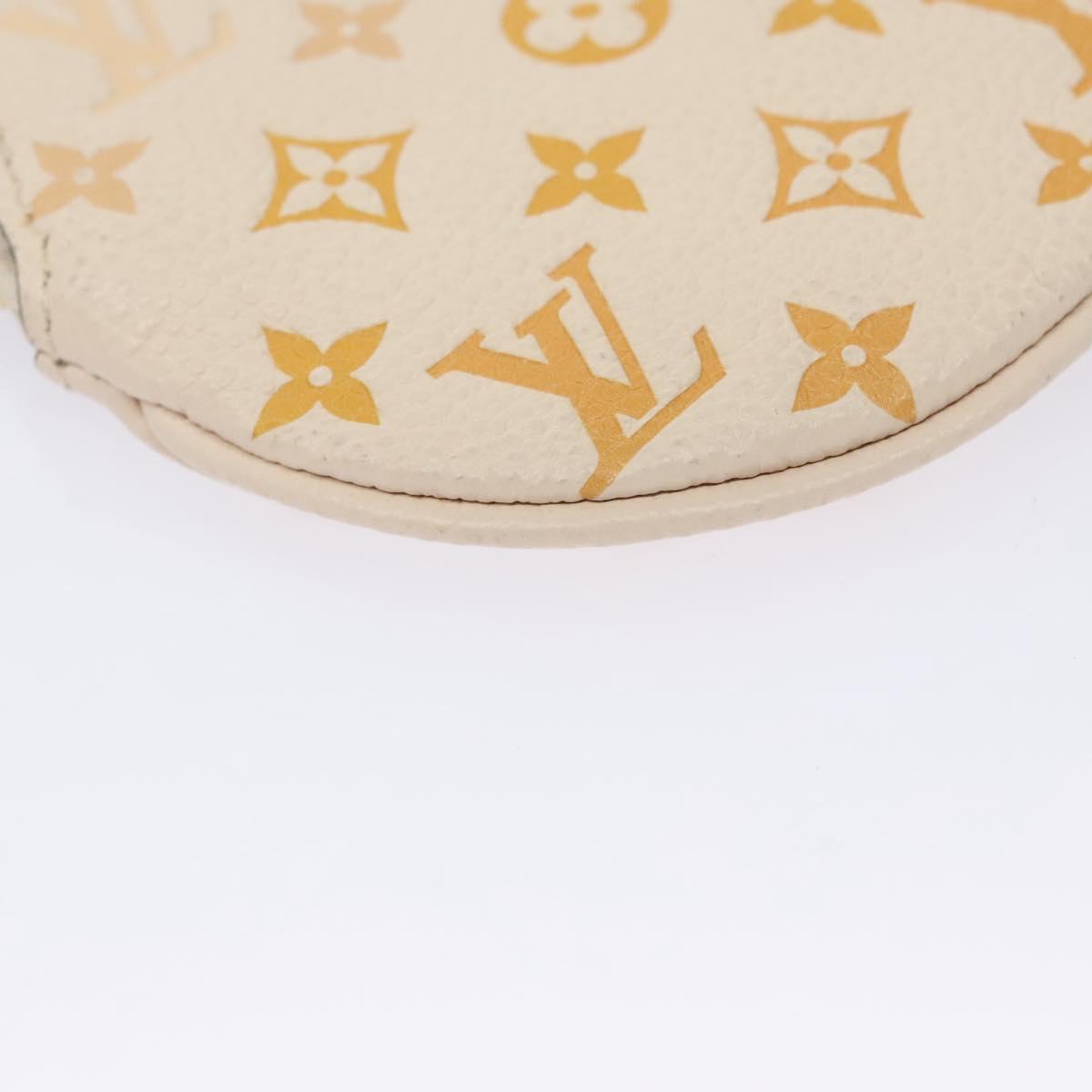 LOUIS VUITTON Monogram Empreinte Pochette Trio Pouch Pink M80407 LV Auth 107585SM