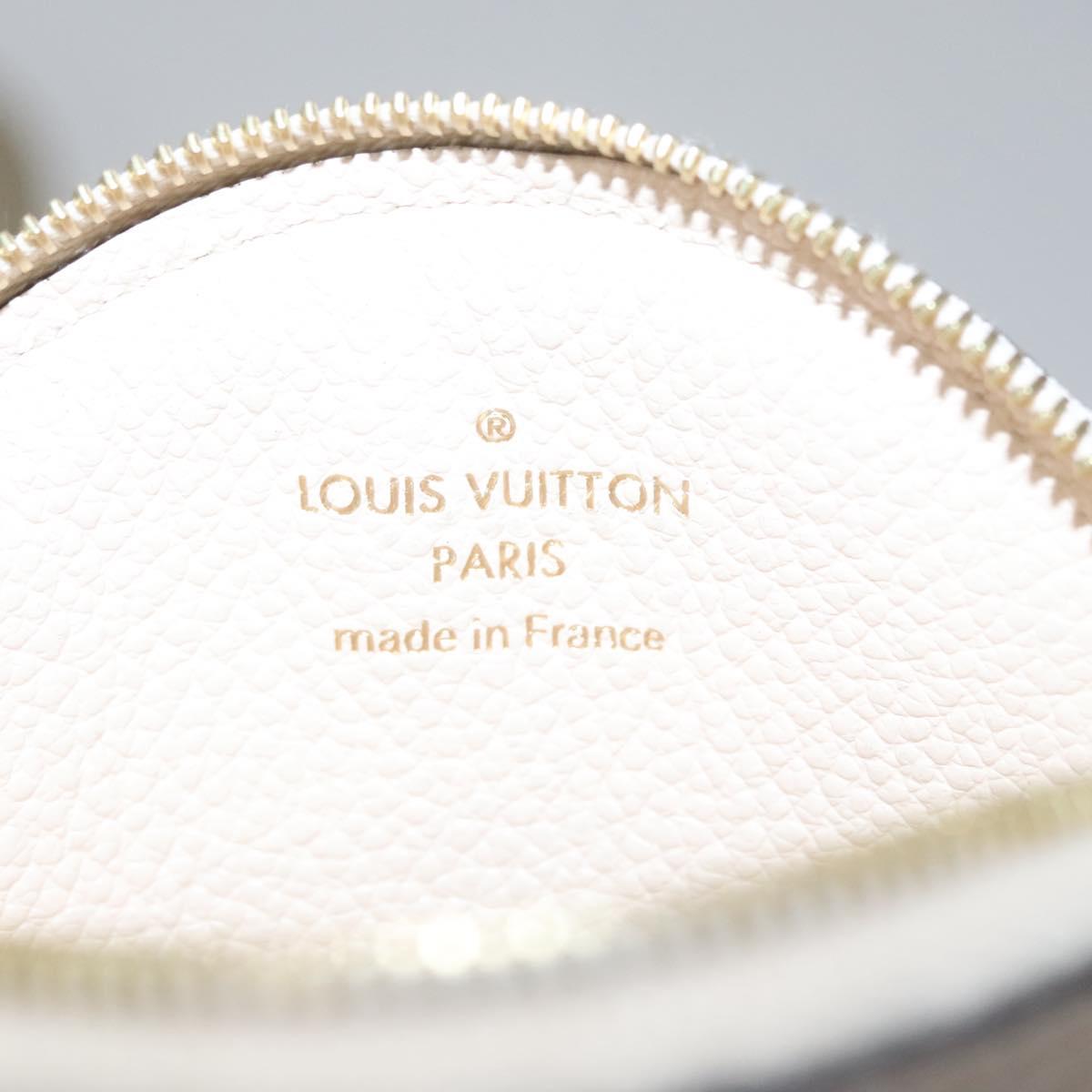 LOUIS VUITTON Monogram Empreinte Pochette Trio Pouch Pink M80407 LV Auth 107585SM