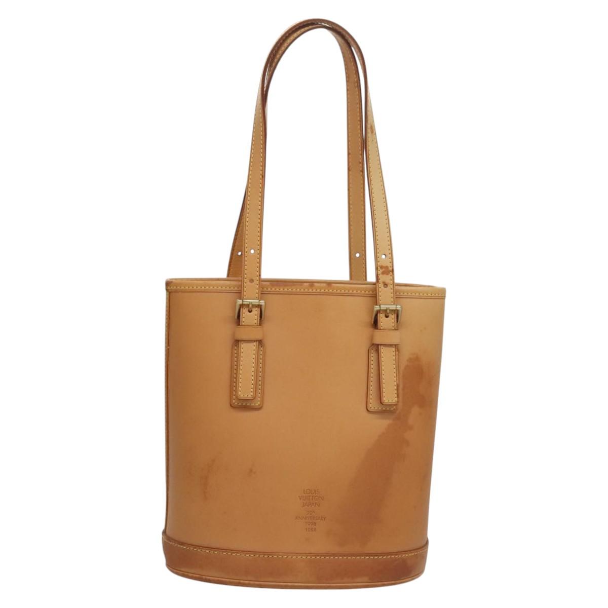 LOUIS VUITTON Nomad Male Ventiem Bag 20th Anniversary Beige M99070 Auth 107591V