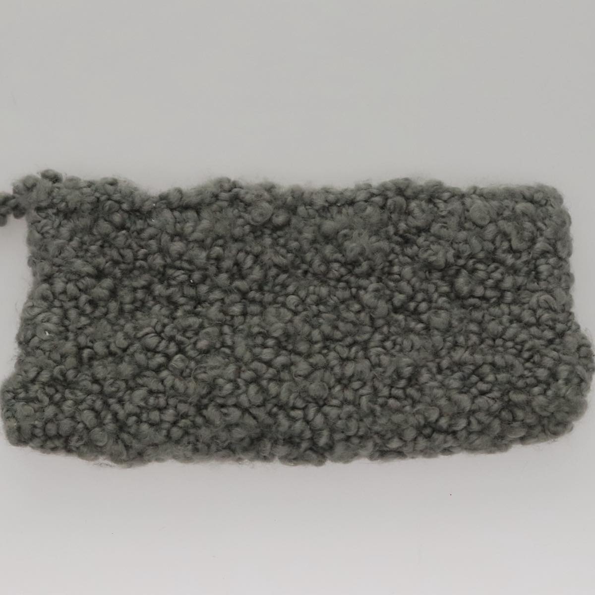 Salvatore Ferragamo Hand Bag Wool Gray Auth 107695