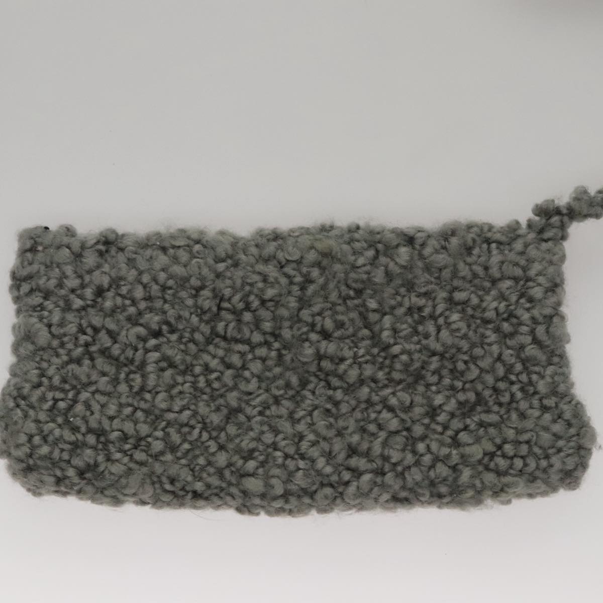 Salvatore Ferragamo Hand Bag Wool Gray Auth 107695