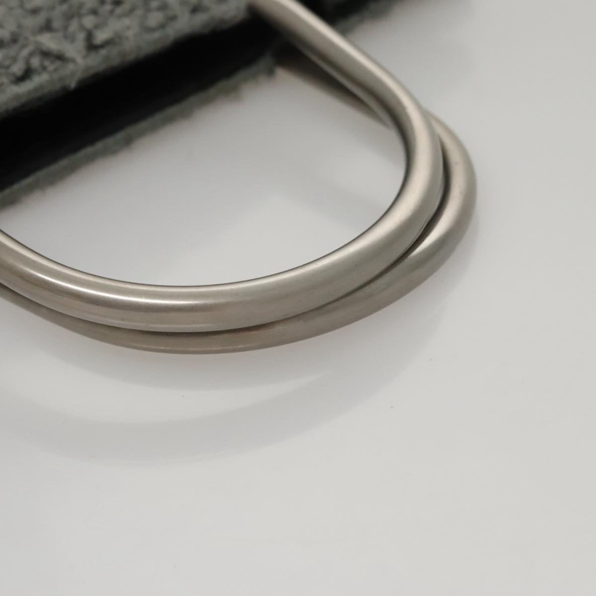 Salvatore Ferragamo Hand Bag Wool Gray Auth 107695