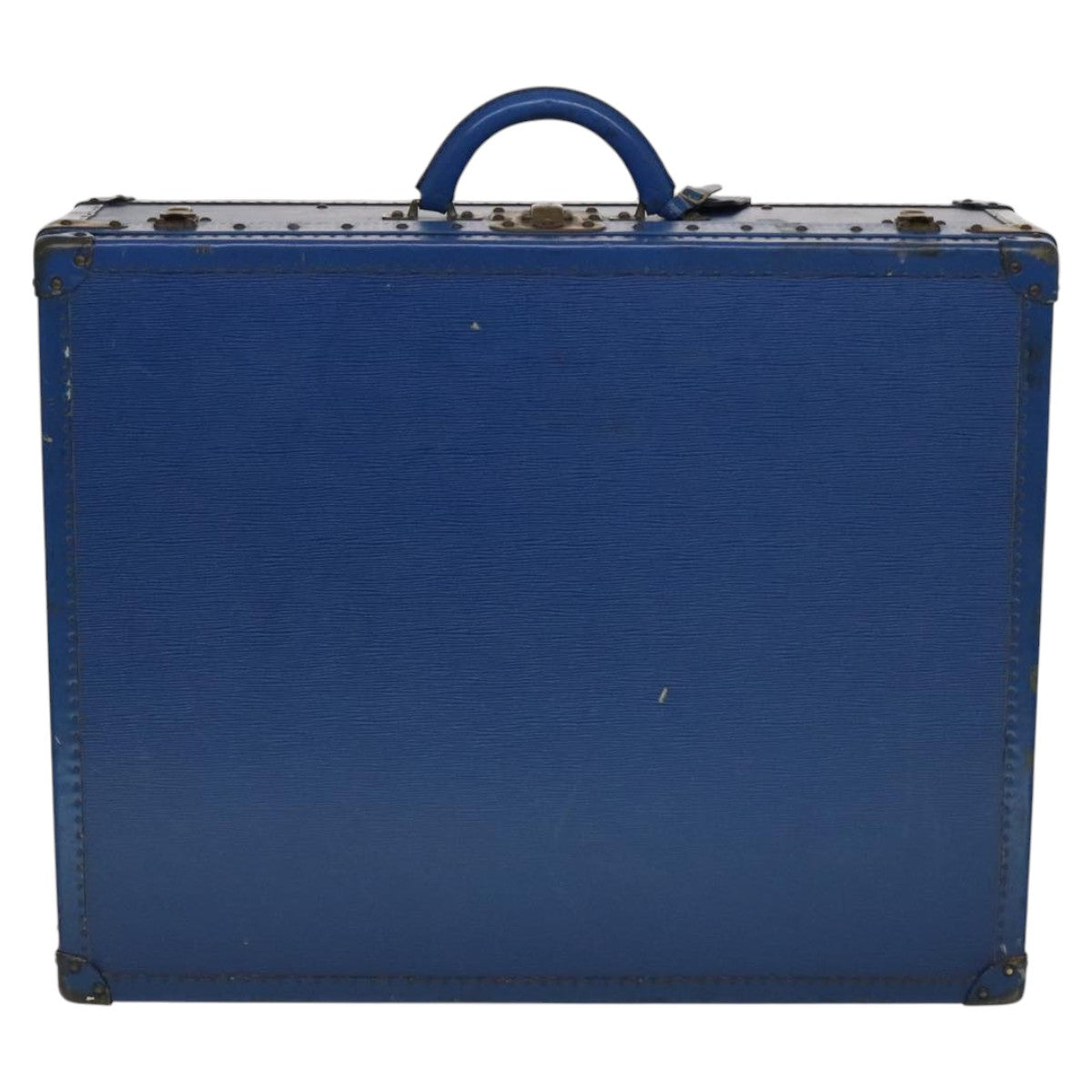 LOUIS VUITTON Epi Alzer 65 Trunk Blue LV Auth 107772A