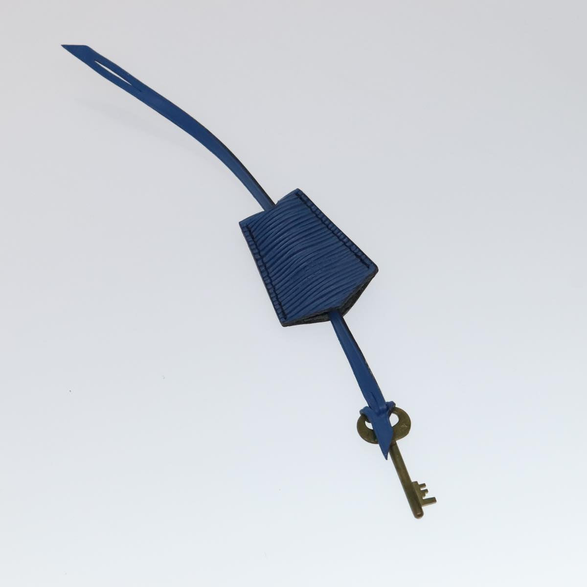 LOUIS VUITTON Epi Alzer 65 Trunk Blue LV Auth 107772A