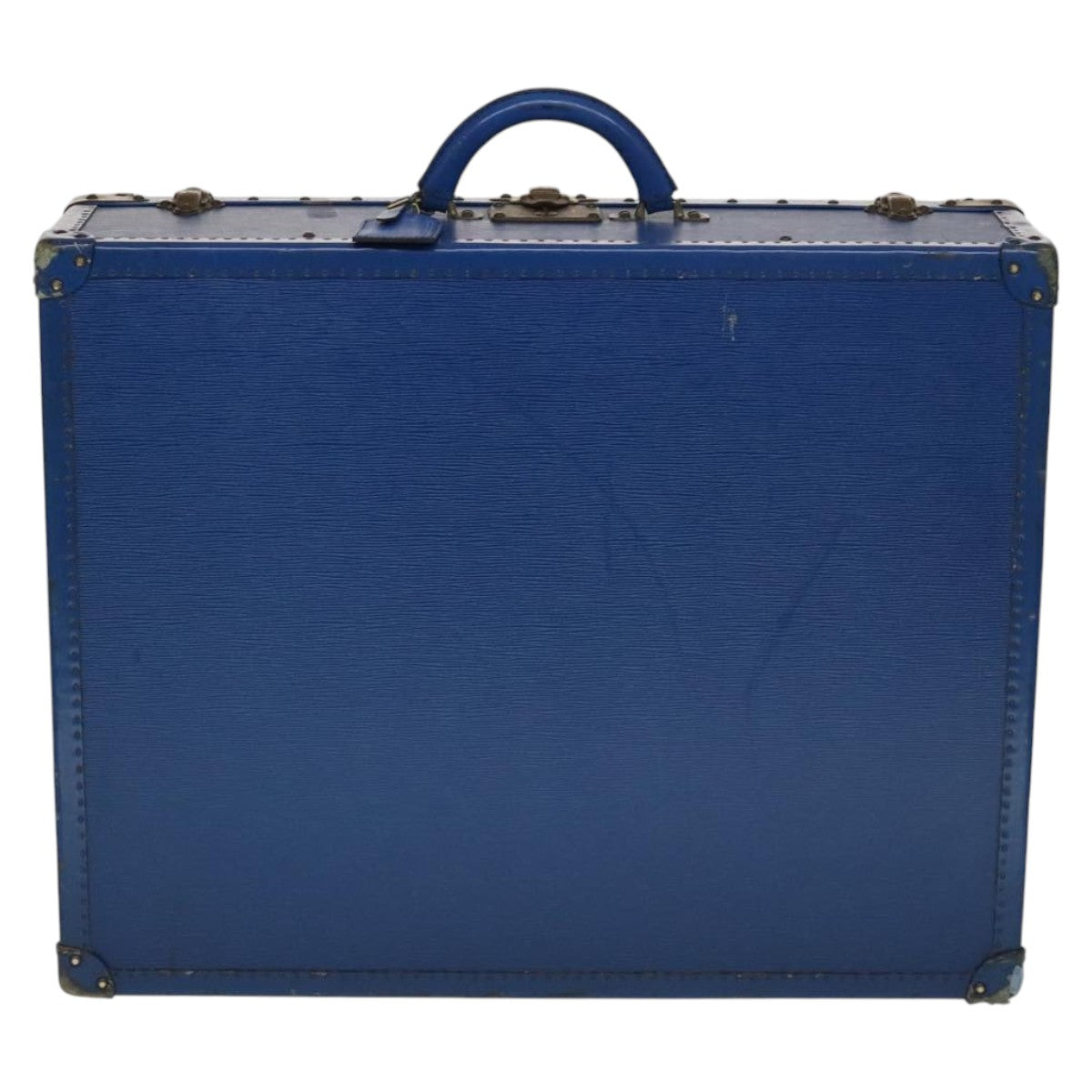 LOUIS VUITTON Epi Alzer 65 Trunk Blue LV Auth 107772A