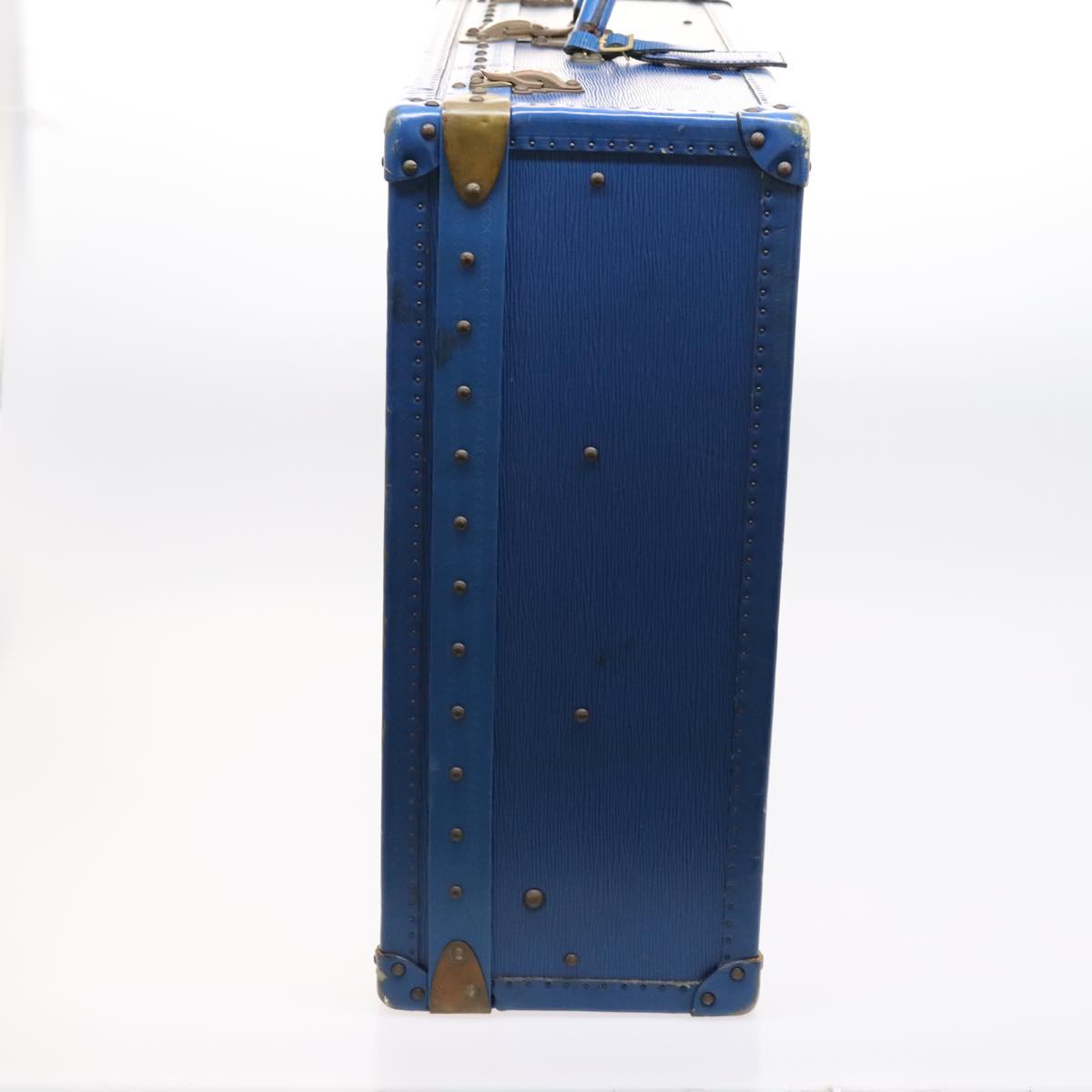 LOUIS VUITTON Epi Alzer 65 Trunk Blue LV Auth 107772A