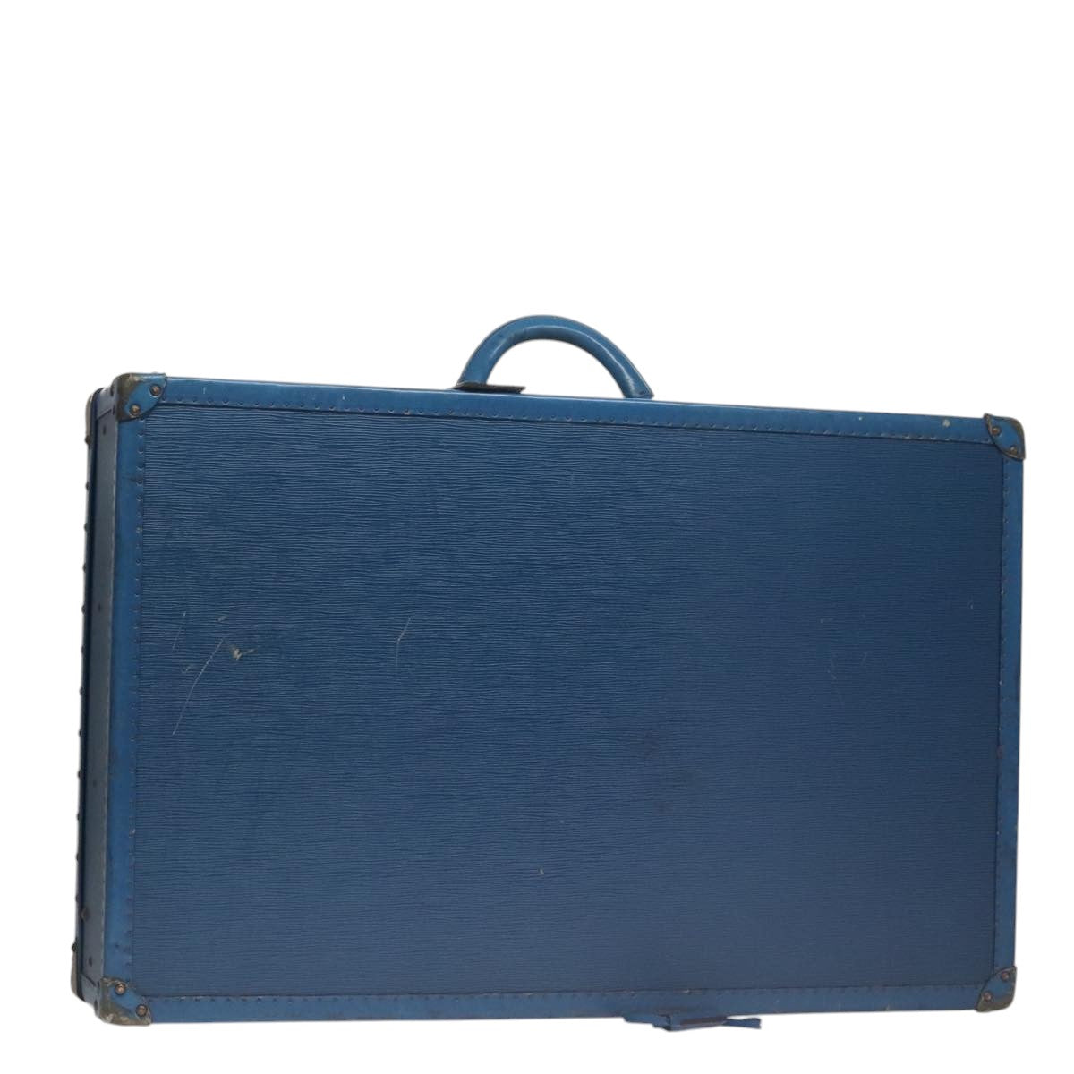 LOUIS VUITTON Epi Alzer 75 Trunk Blue LV Auth 107773A