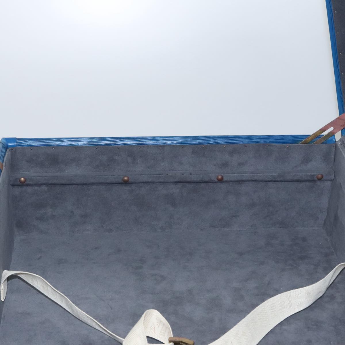 LOUIS VUITTON Epi Alzer 75 Trunk Blue LV Auth 107773SV