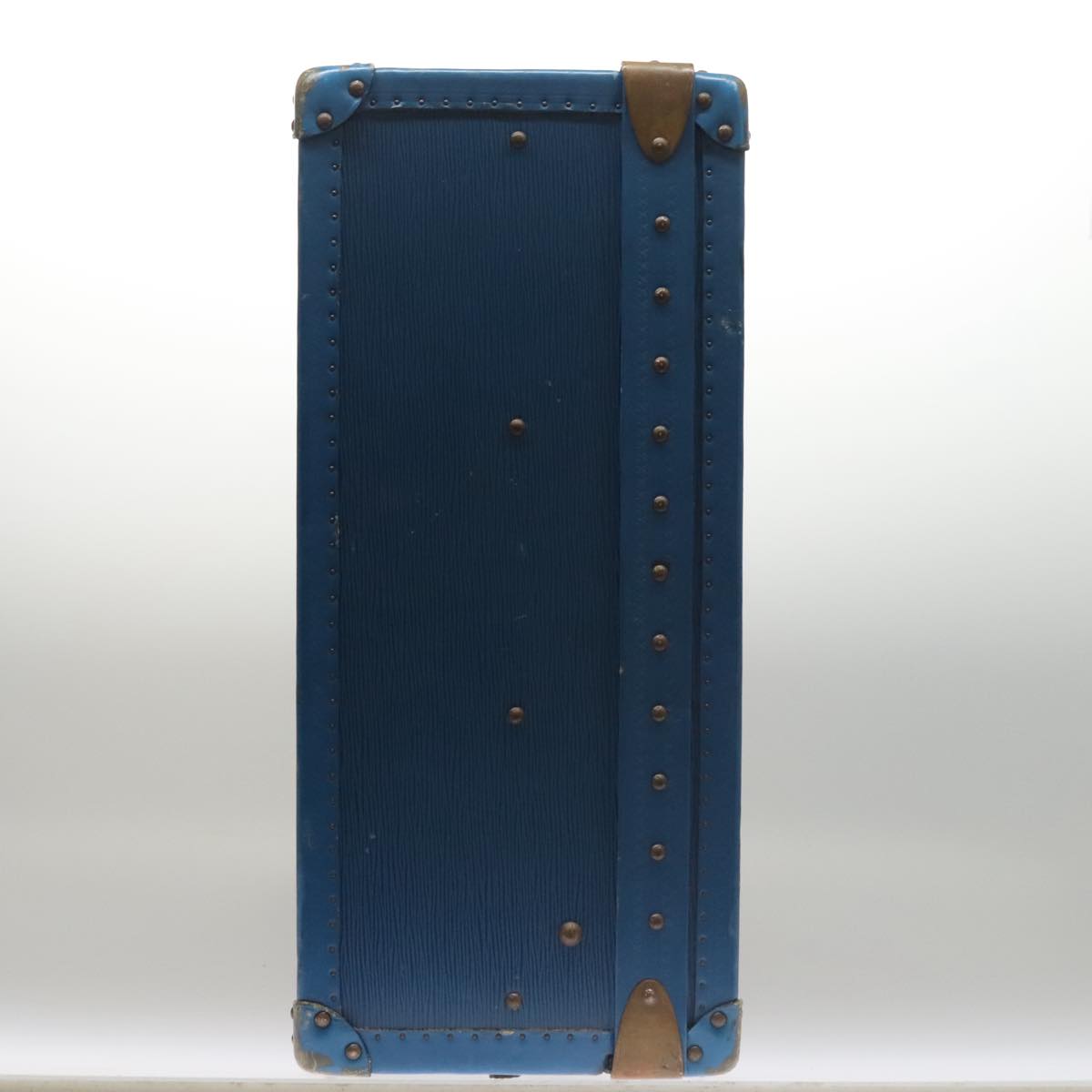 LOUIS VUITTON Epi Alzer 75 Trunk Blue LV Auth 107773SV