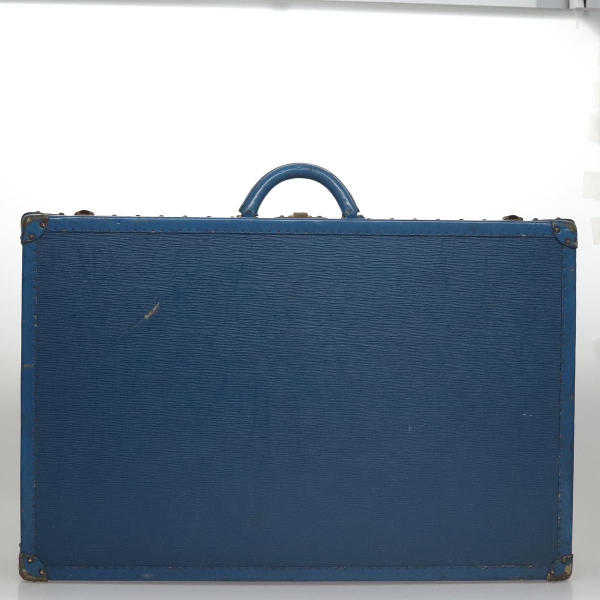 LOUIS VUITTON Epi Alzer 75 Trunk Blue LV Auth 107773A