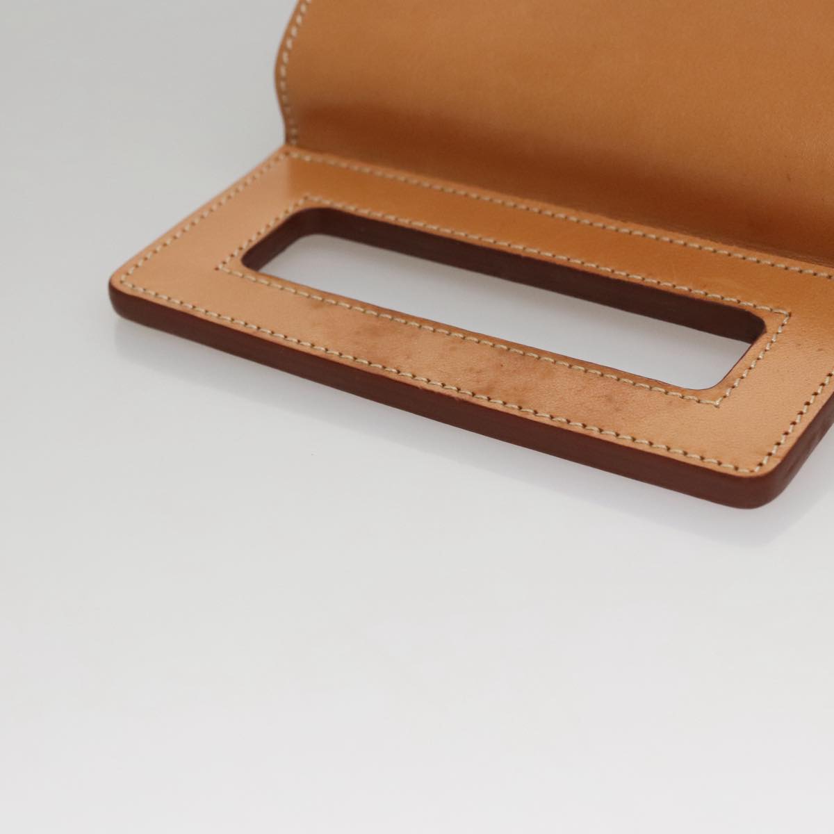 CELINE C Macadam Canvas Hand Bag Blue Auth 107897