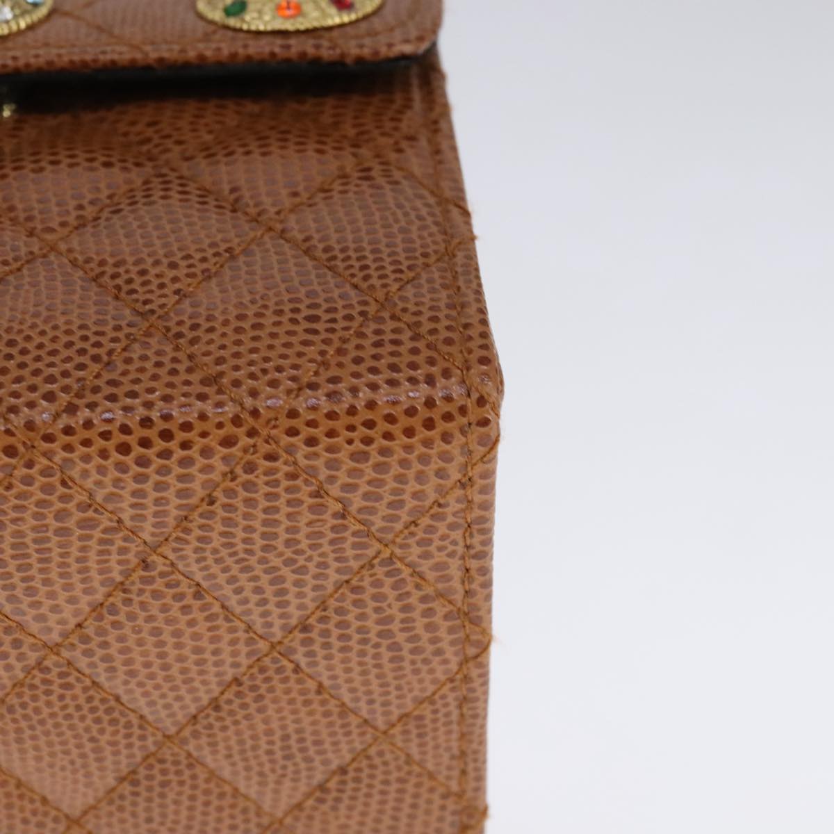 FENDI Vanity Hand Bag Leather 2way Brown Auth 108006SAV