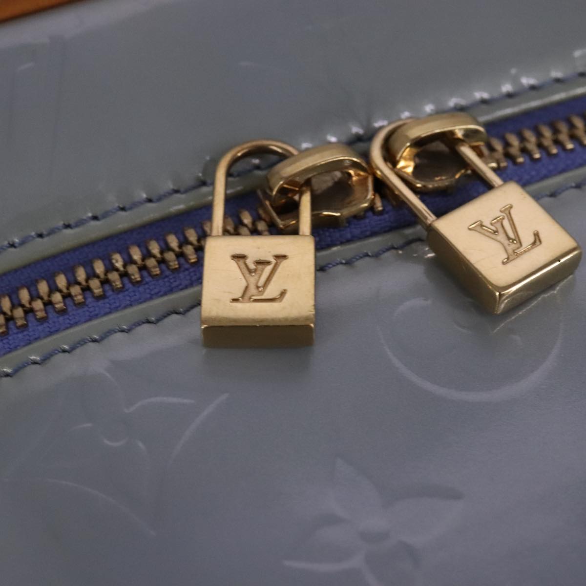 LOUIS VUITTON Monogram Vernis Sullivan Vertical Bag Lavande M91258 Auth 108017V
