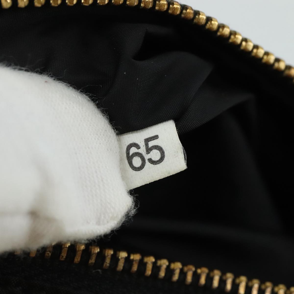 Miu Miu Shoulder Bag Leather Canvas Yellow Beige Auth 108027