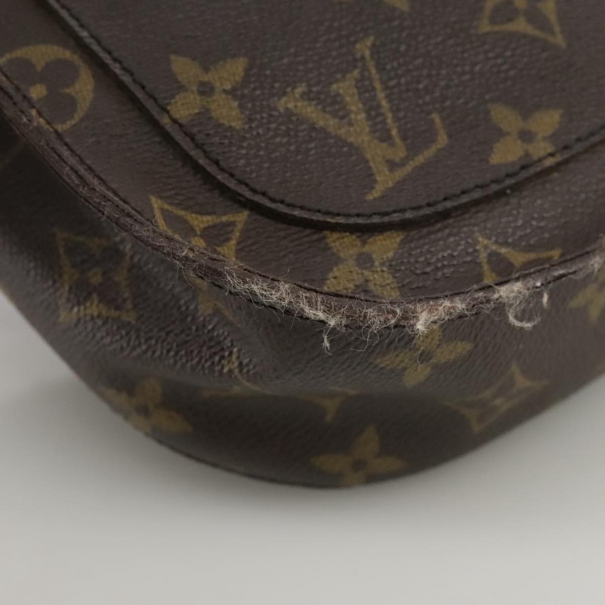 LOUIS VUITTON Monogram Saint Cloud GM Shoulder Bag M51242 LV Auth 108051