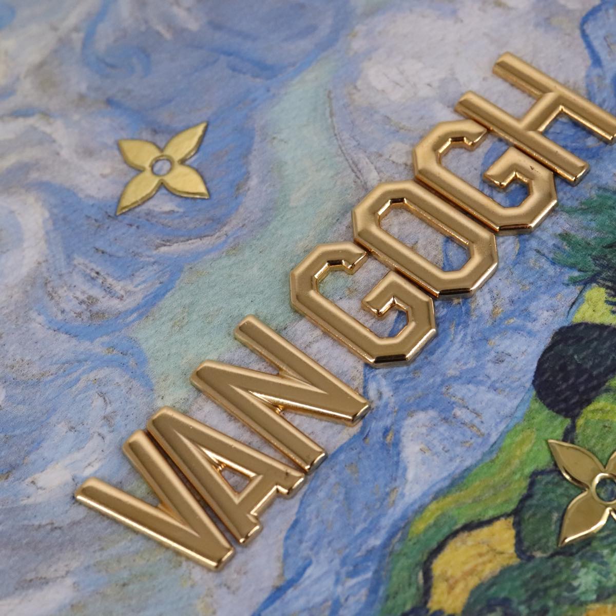 LOUIS VUITTON Masters Collection Pochette Pla Van Gogh Pouch M64620 Auth 108116S