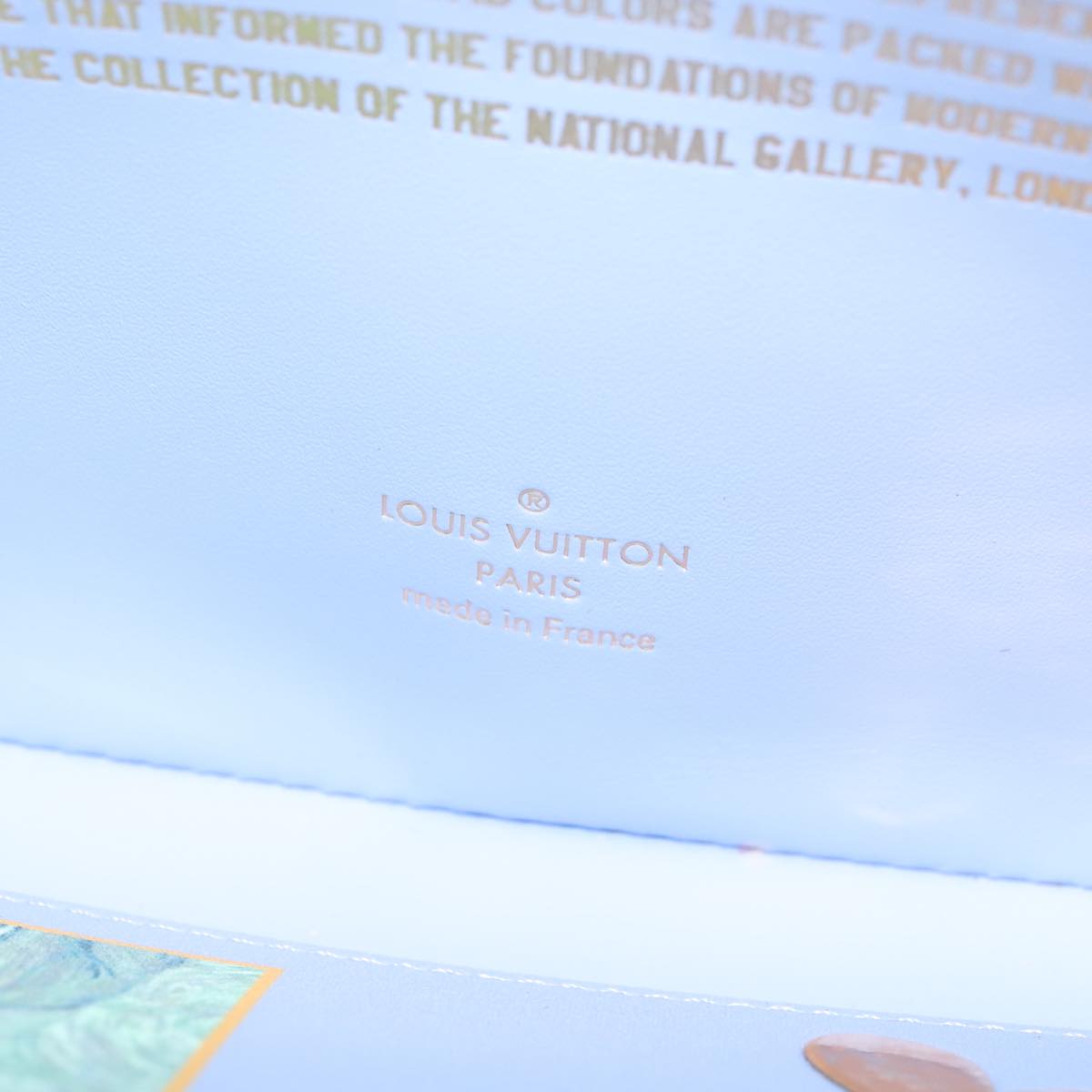 LOUIS VUITTON Masters Collection Pochette Pla Van Gogh Pouch M64620 Auth 108116S