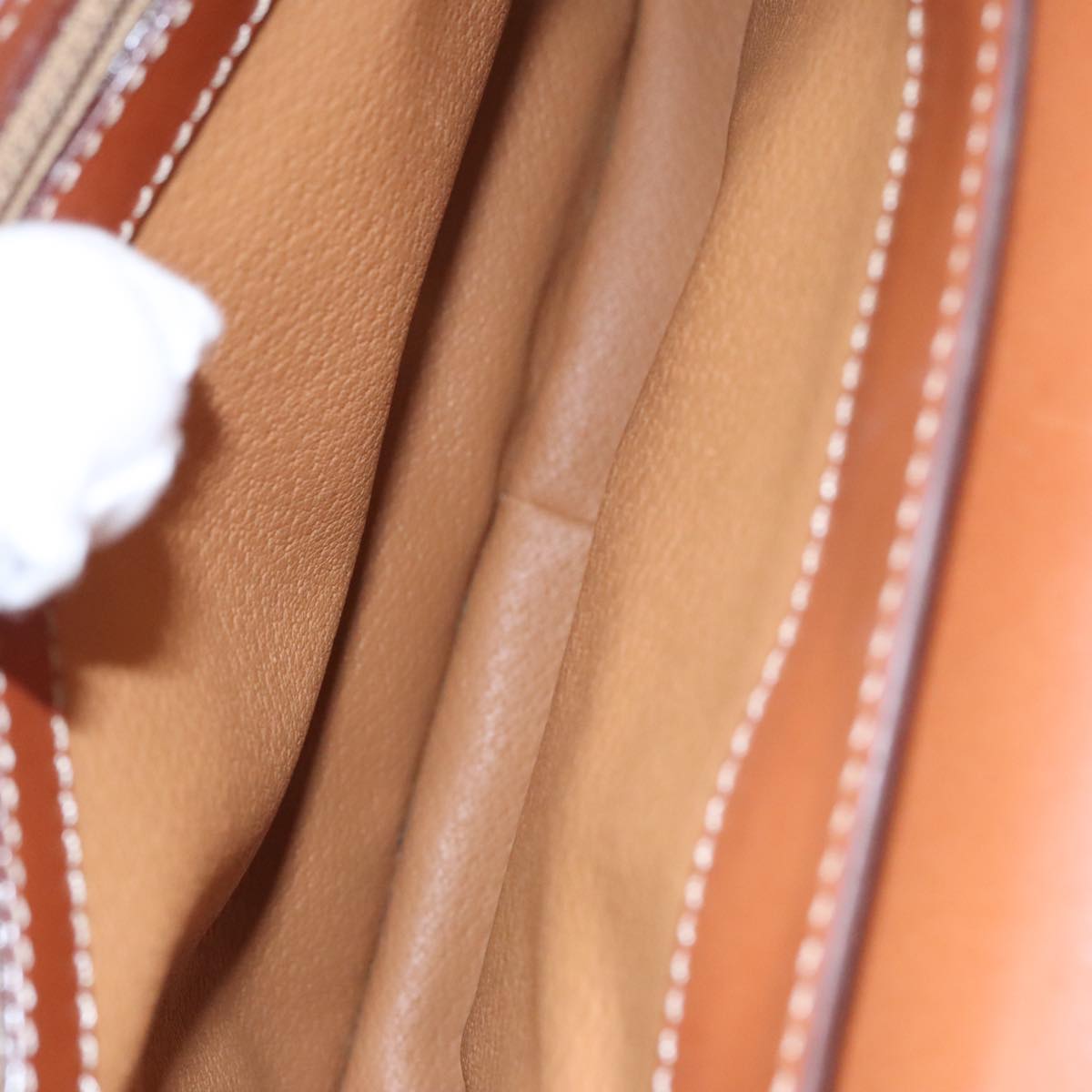 CELINE Macadam Canvas Hand Bag 2way Beige Gold Auth 108125