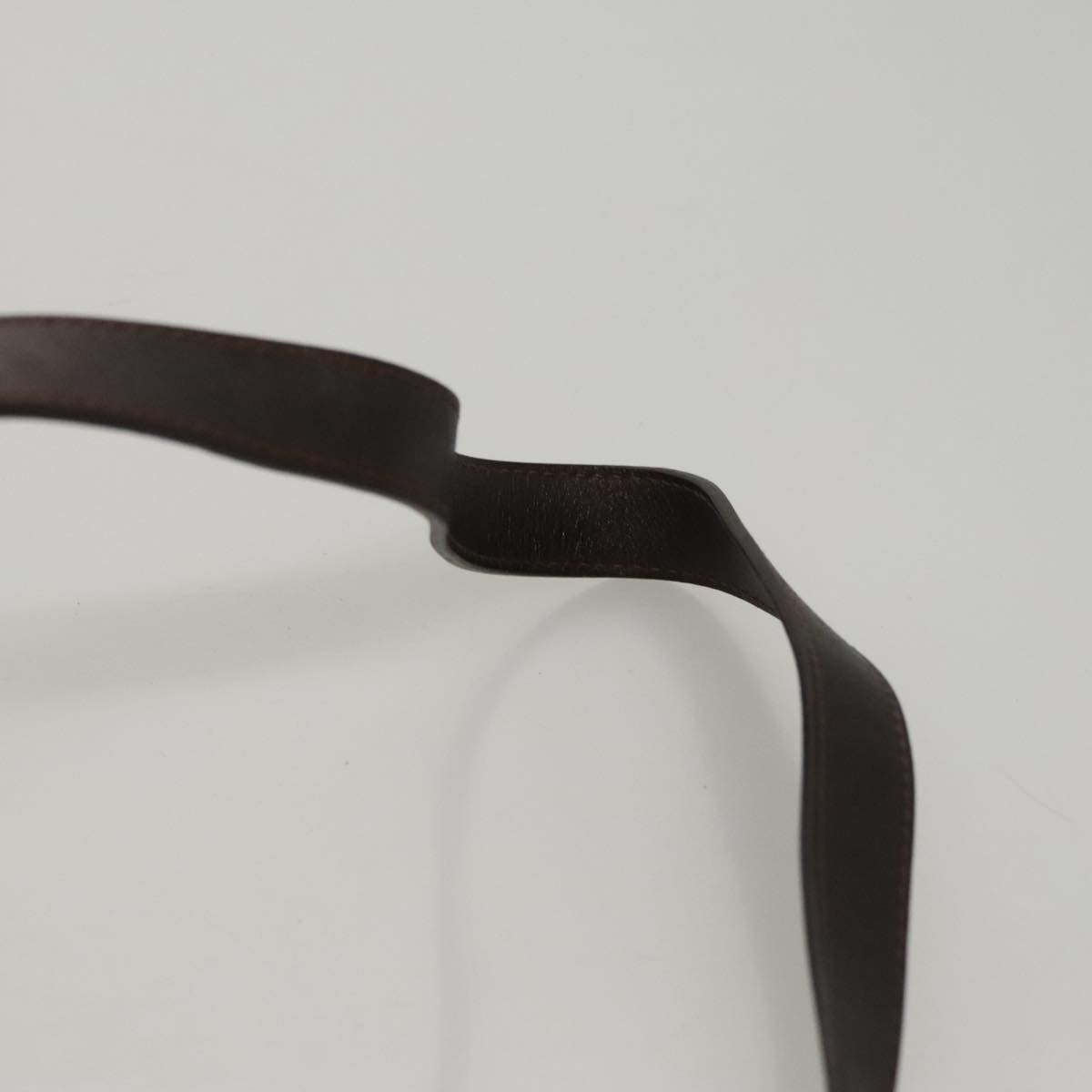 CELINE Shoulder Bag Mouton Beige Auth 108155