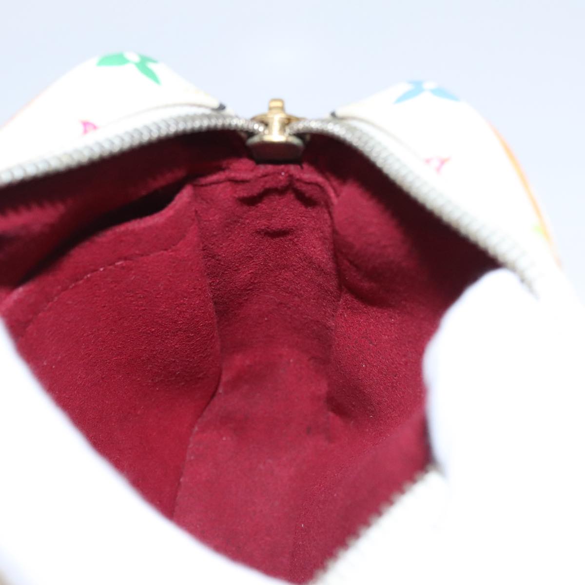 LOUIS VUITTON Monogram Multicolor lift Shoulder Bag White M40055 LV Auth 108156