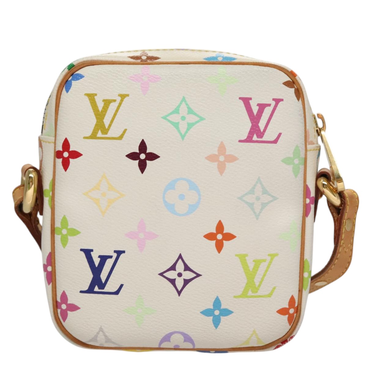 LOUIS VUITTON Monogram Multicolor lift Shoulder Bag White M40055 LV Auth 108156