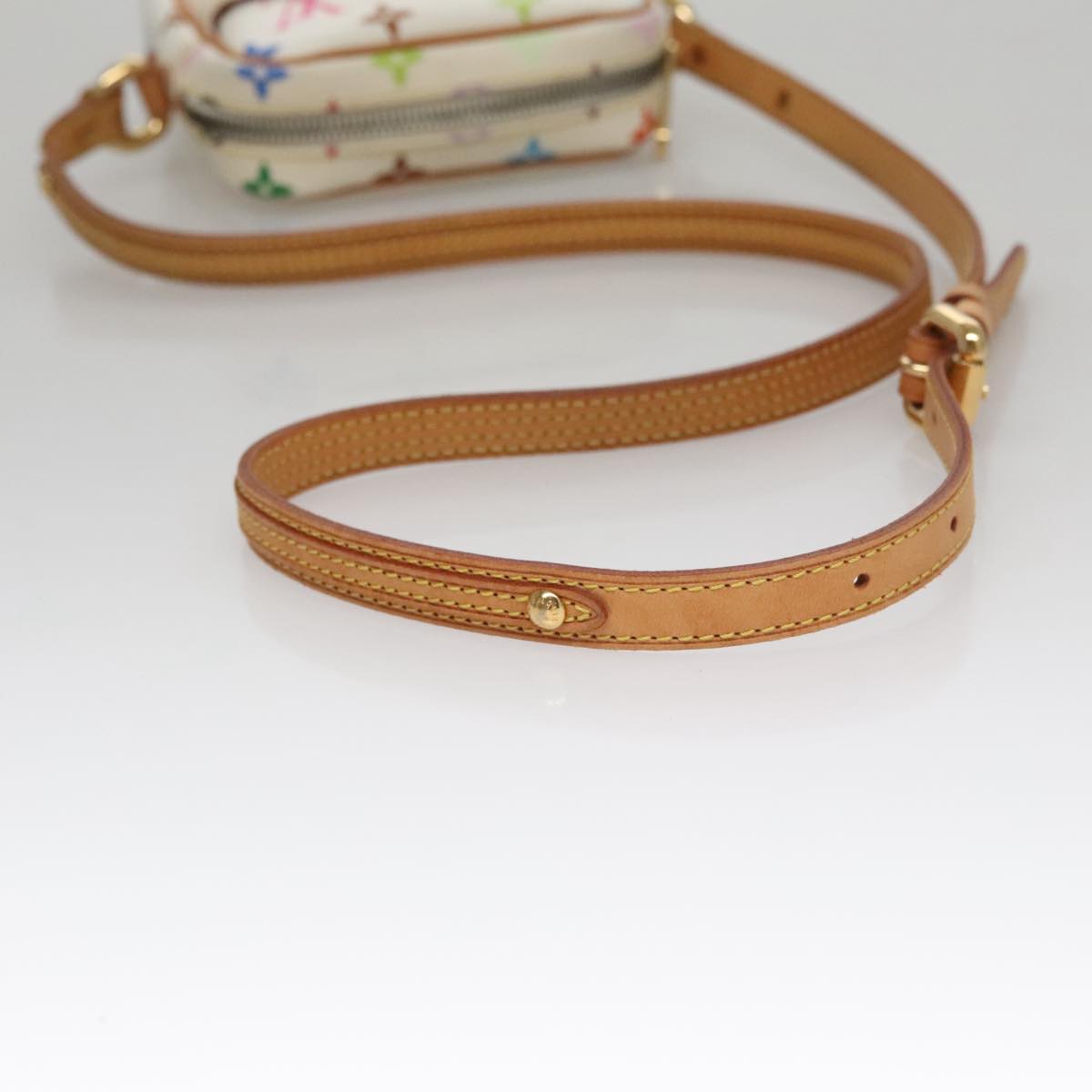LOUIS VUITTON Monogram Multicolor lift Shoulder Bag White M40055 LV Auth 108156