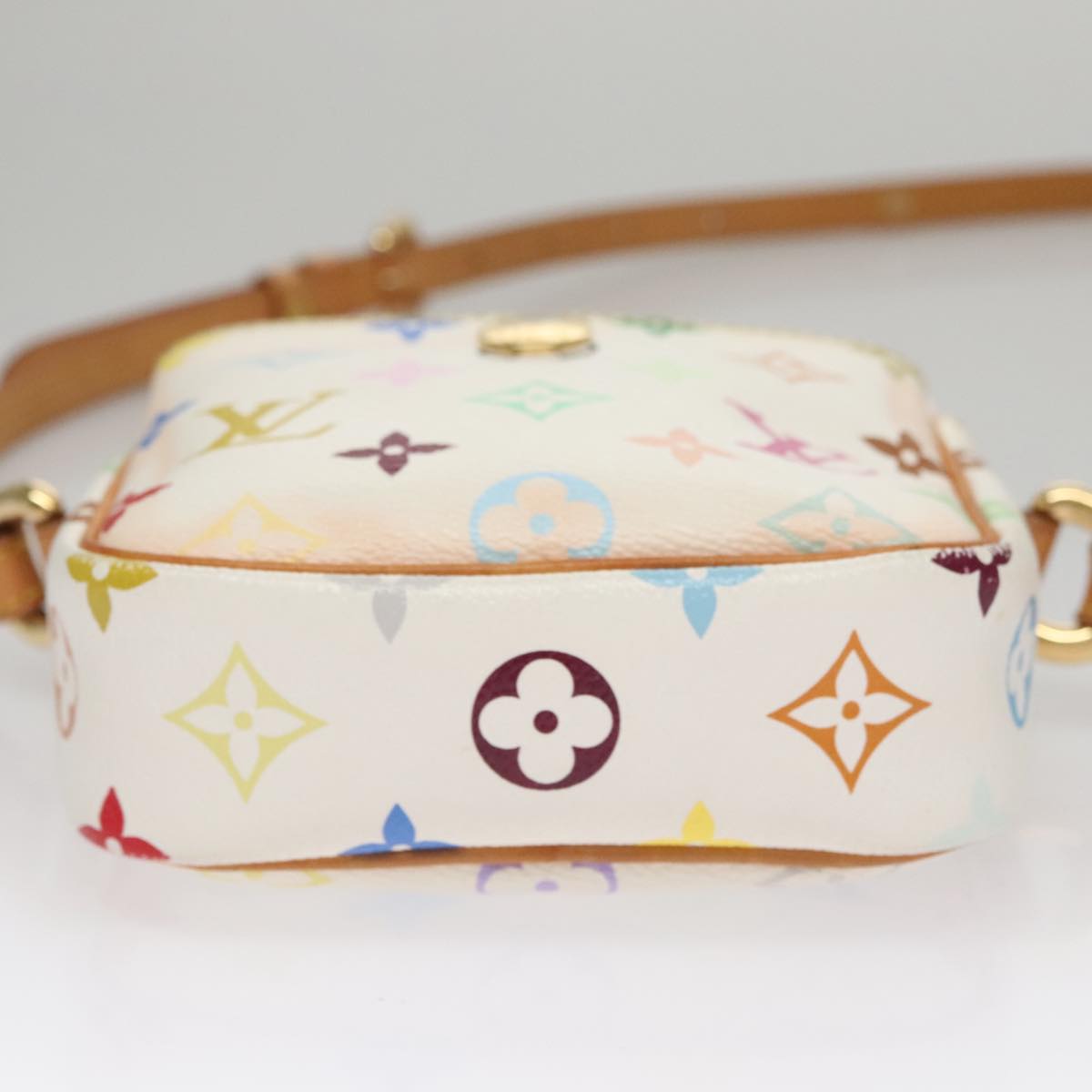 LOUIS VUITTON Monogram Multicolor lift Shoulder Bag White M40055 LV Auth 108156