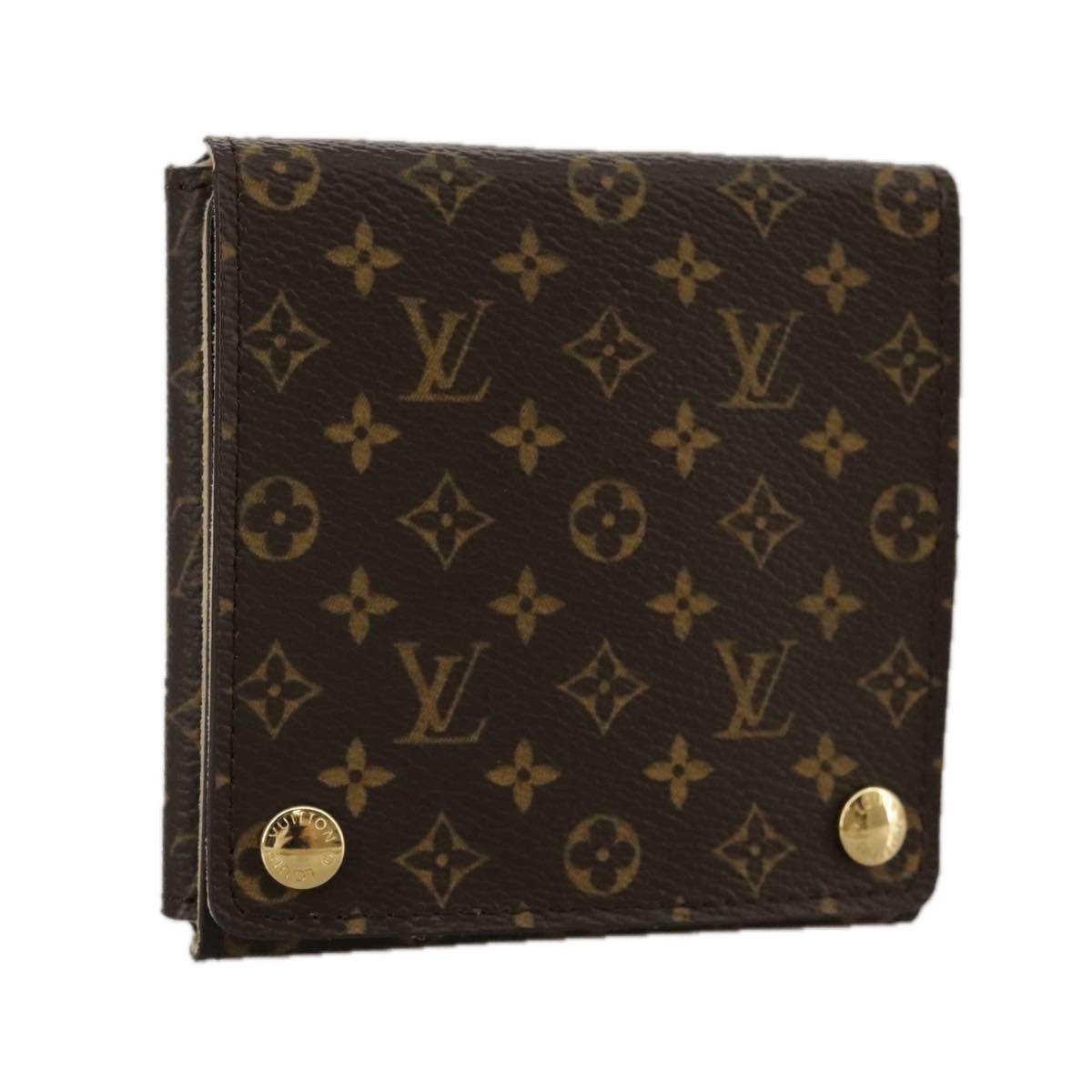 LOUIS VUITTON Monogram Jewelry case Jewelry Box LV Auth 108158