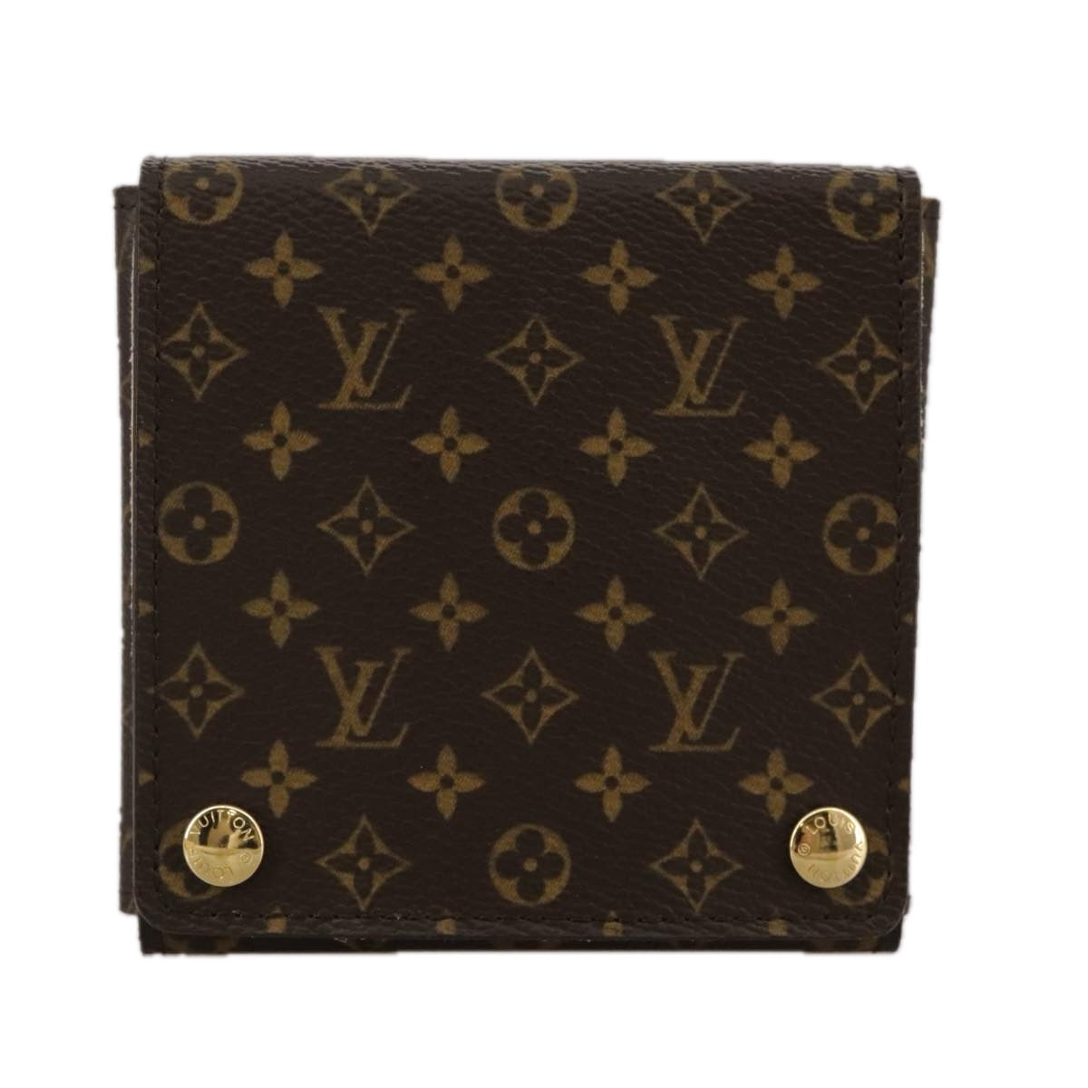 LOUIS VUITTON Monogram Jewelry case Jewelry Box LV Auth 108158
