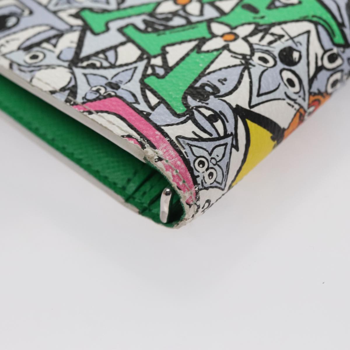 LOUIS VUITTON Monogram Comics Brazza Portefeuille NM Wallet M82011 Auth 108160