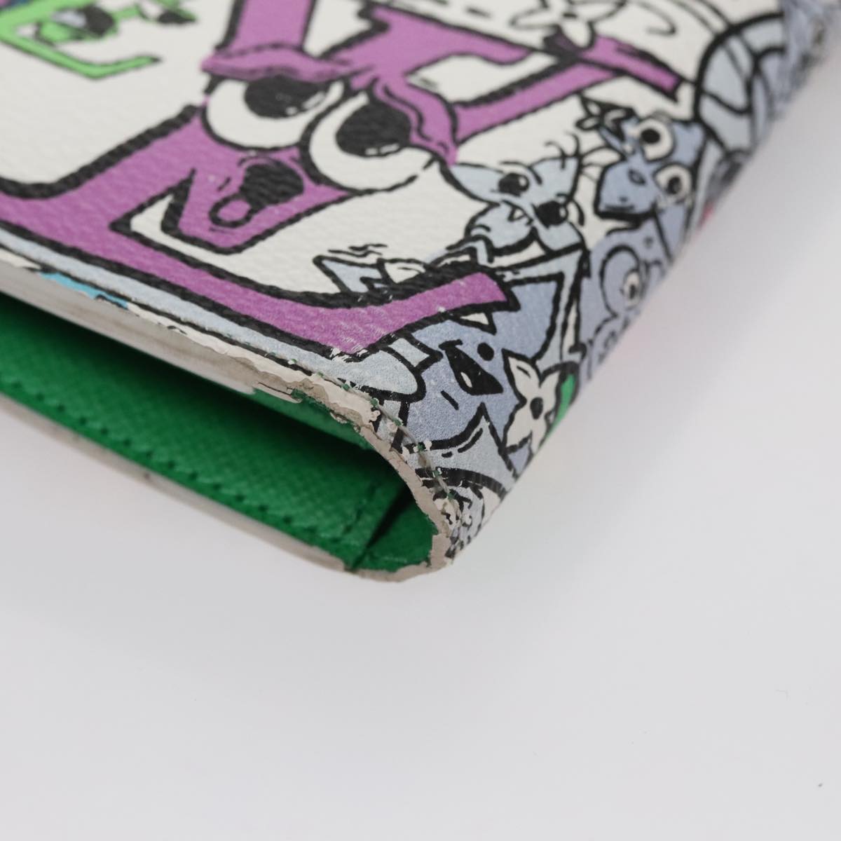 LOUIS VUITTON Monogram Comics Brazza Portefeuille NM Wallet M82011 Auth 108160