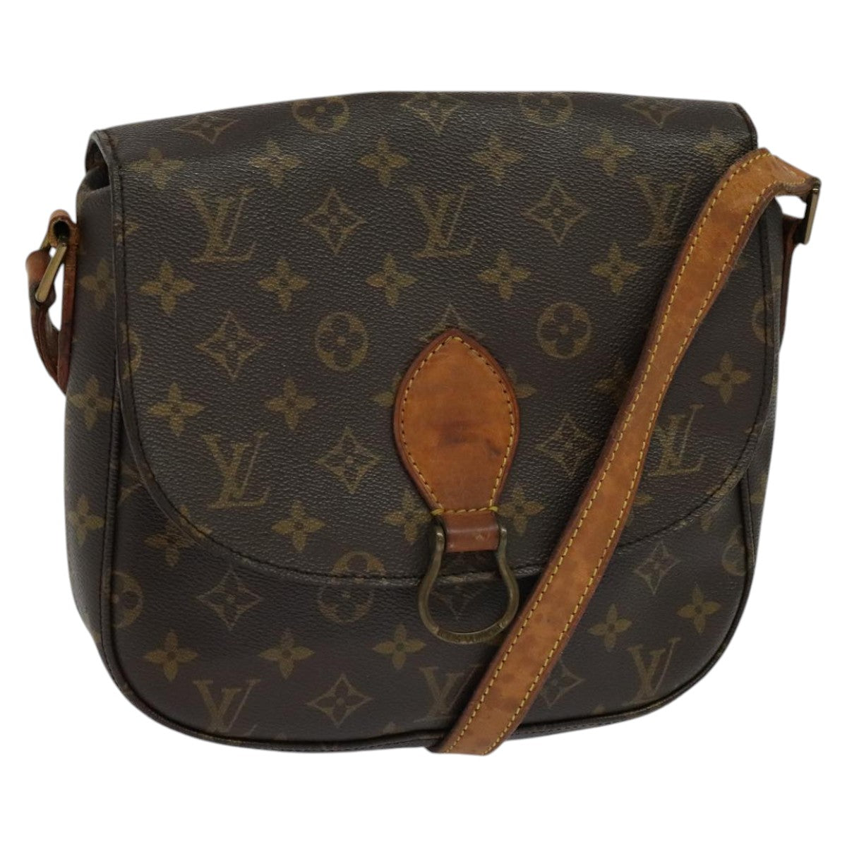 LOUIS VUITTON Monogram Saint Cloud GM Shoulder Bag M51242 LV Auth 108205
