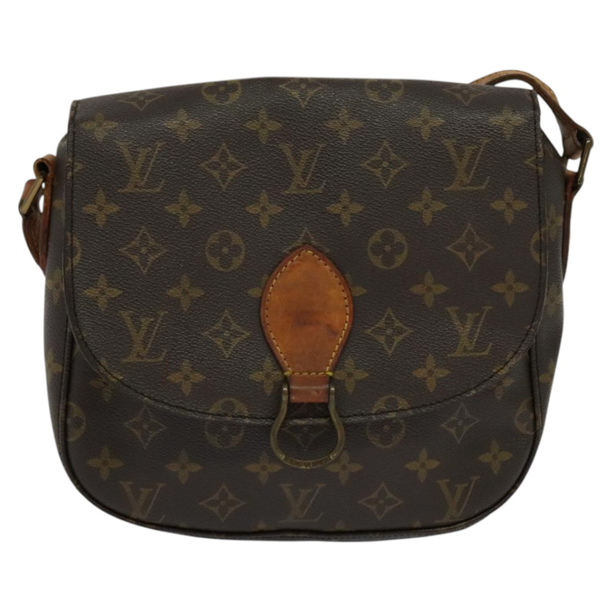 LOUIS VUITTON Monogram Saint Cloud GM Shoulder Bag M51242 LV Auth 108205