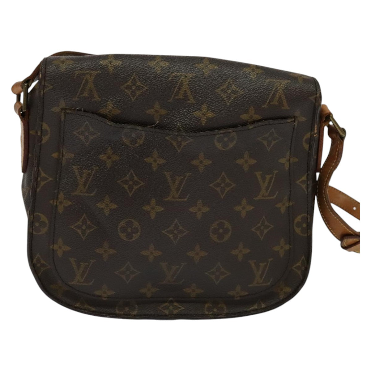 LOUIS VUITTON Monogram Saint Cloud GM Shoulder Bag M51242 LV Auth 108205