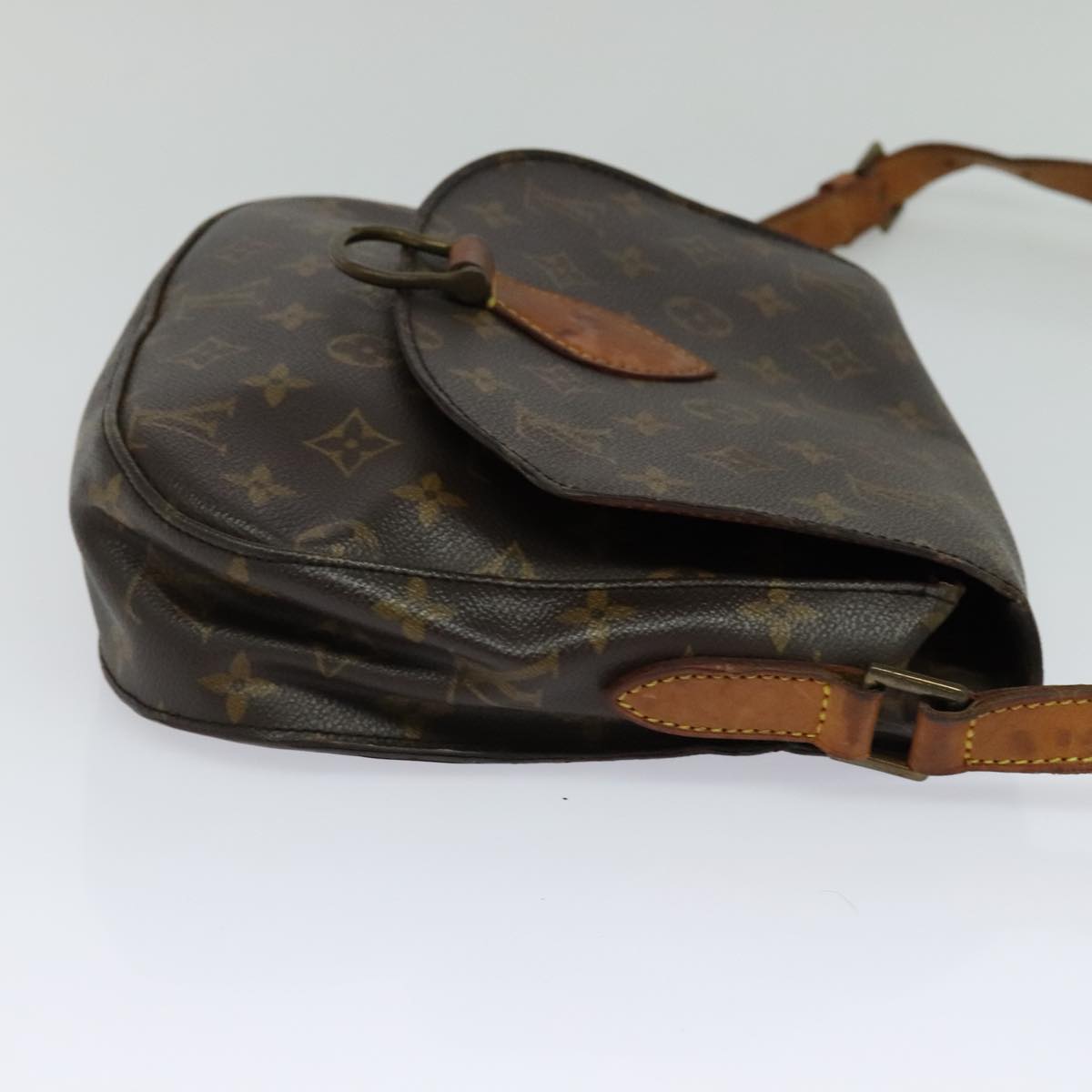 LOUIS VUITTON Monogram Saint Cloud GM Shoulder Bag M51242 LV Auth 108205
