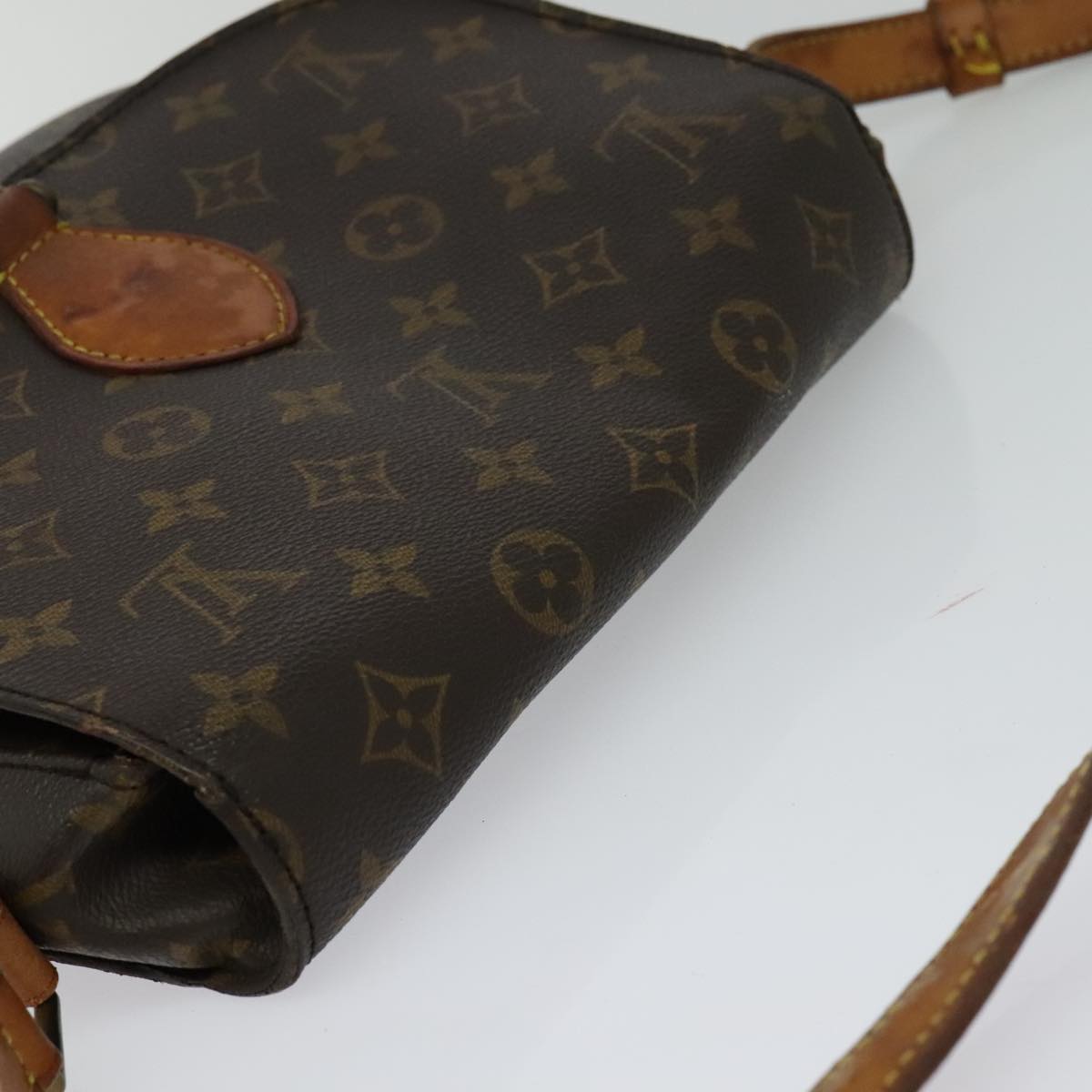LOUIS VUITTON Monogram Saint Cloud GM Shoulder Bag M51242 LV Auth 108205