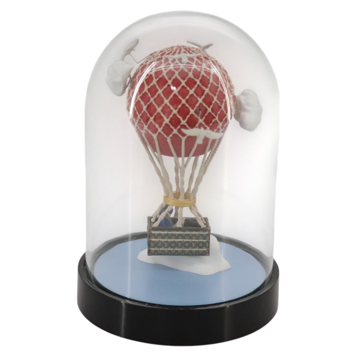 LOUIS VUITTON Snow Globe Balloon VIP Only Clear Red LV Auth 108231