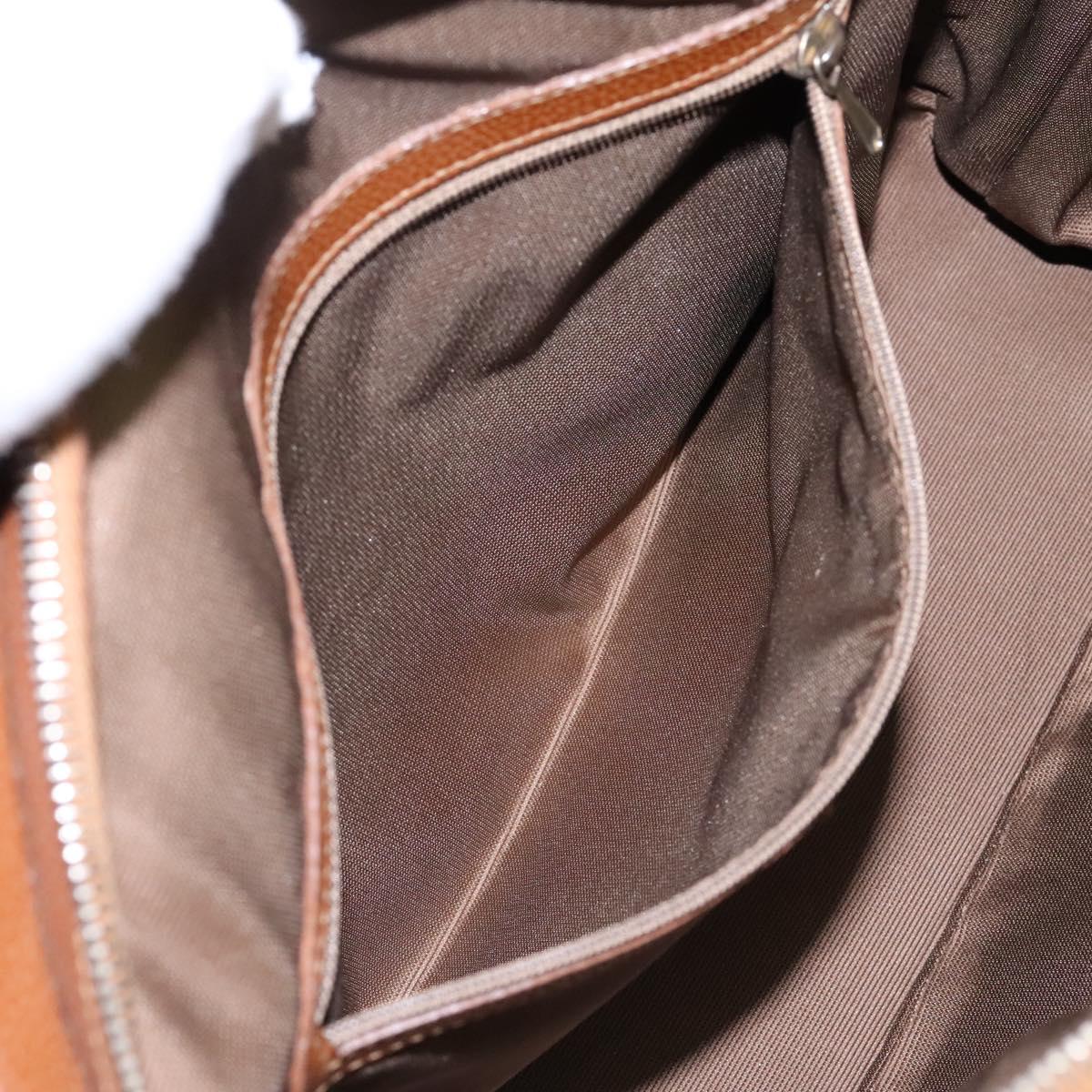 Coach Hand Bag Leather 2Set Brown Wine Red Auth 108263