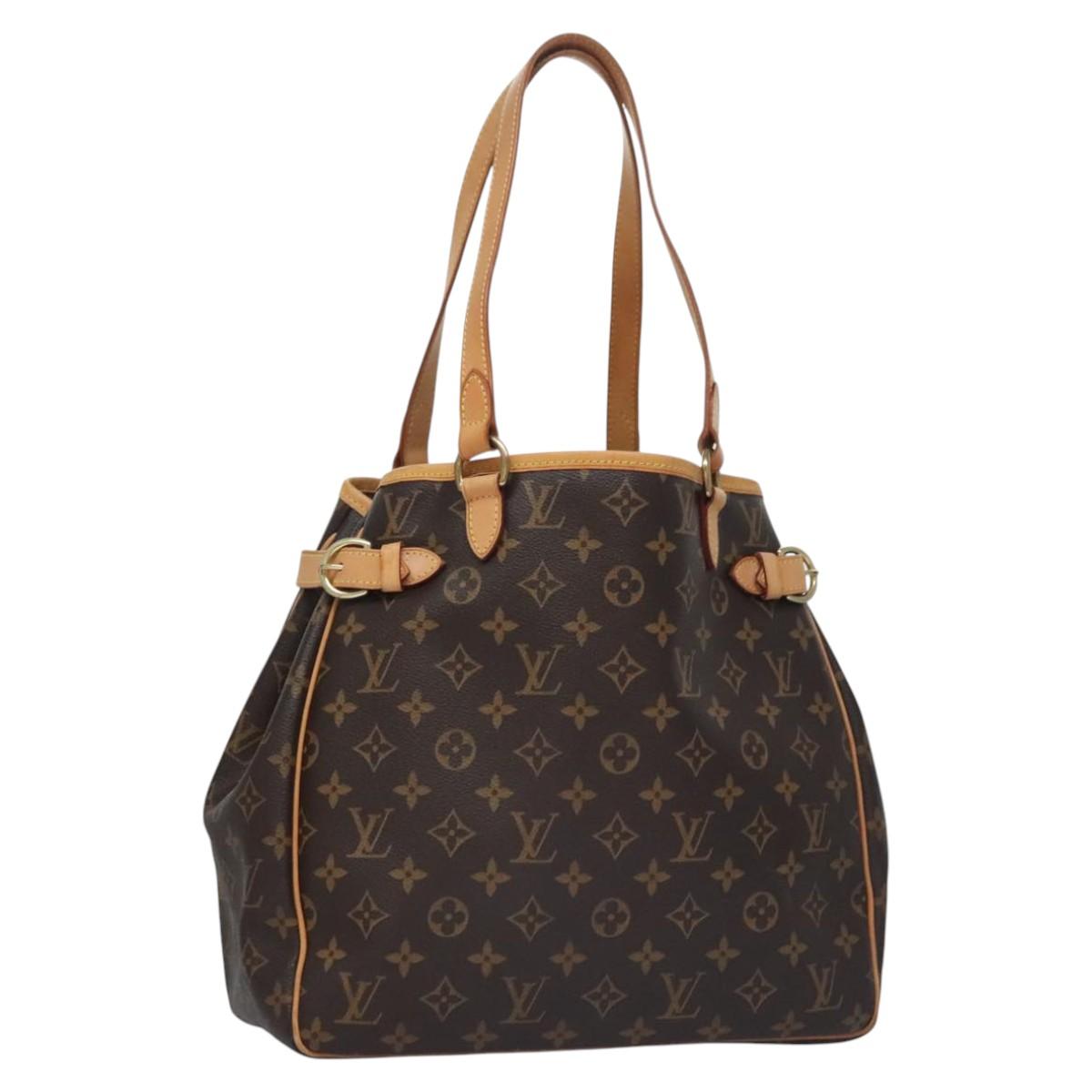 LOUIS VUITTON Monogram Batignolles Vertical Tote Bag M51153 LV Auth 108298A