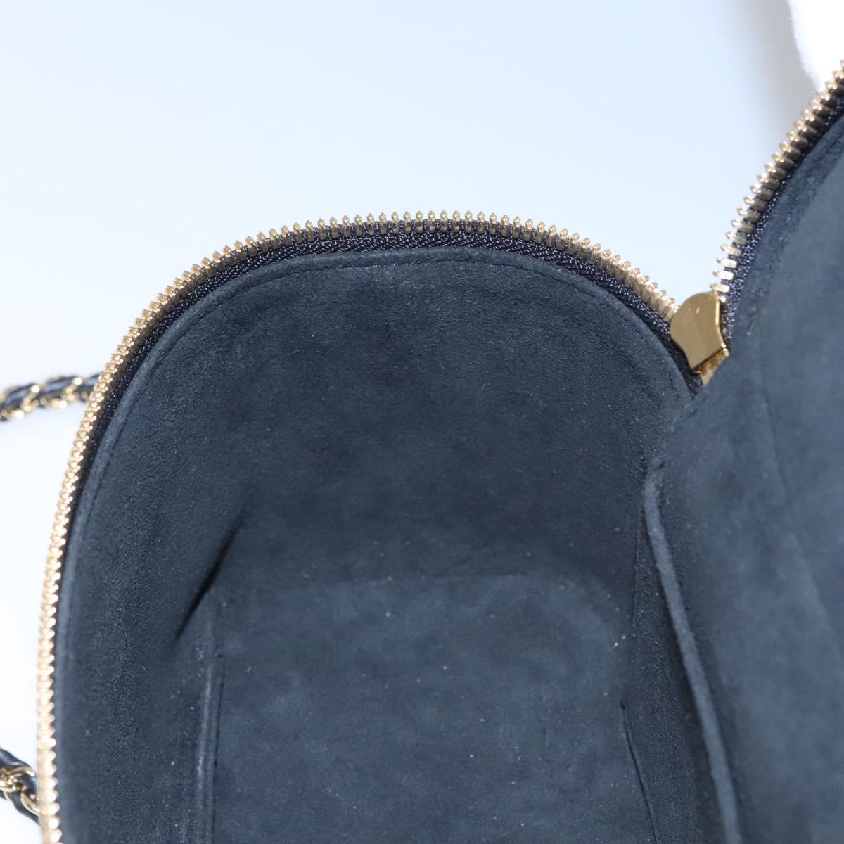 LOUIS VUITTON Monogram Game On Vanity PM Hand Bag Noir M57482 LV Auth 108299SM
