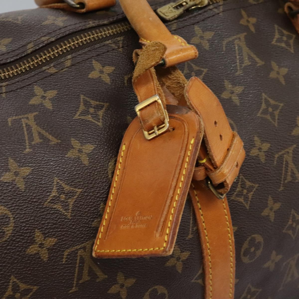 LOUIS VUITTON Monogram Keepall Bandouliere 55 Boston Bag M41414 LV Auth 108318