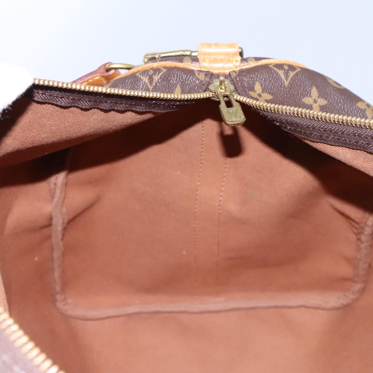 LOUIS VUITTON Monogram Keepall Bandouliere 55 Boston Bag M41414 LV Auth 108318
