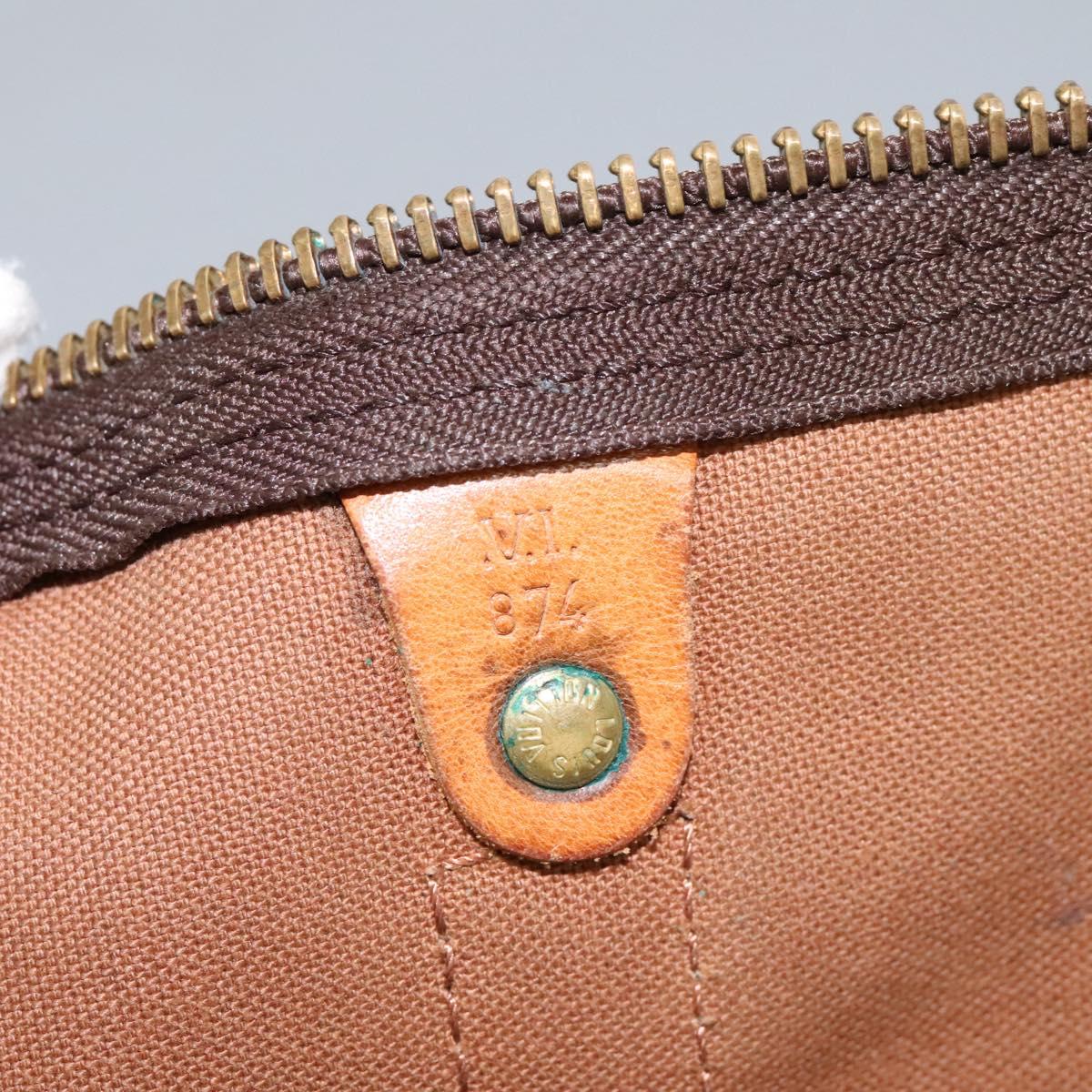 LOUIS VUITTON Monogram Keepall Bandouliere 55 Boston Bag M41414 LV Auth 108318
