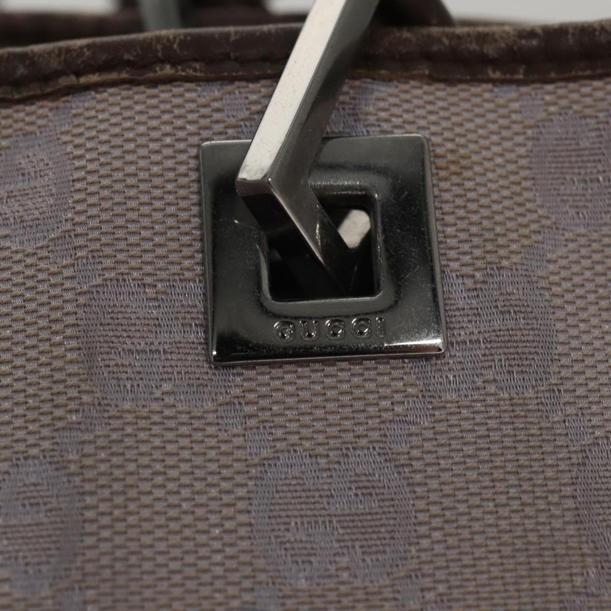 GUCCI GG Canvas Tote Bag Purple 31244 Auth 108341