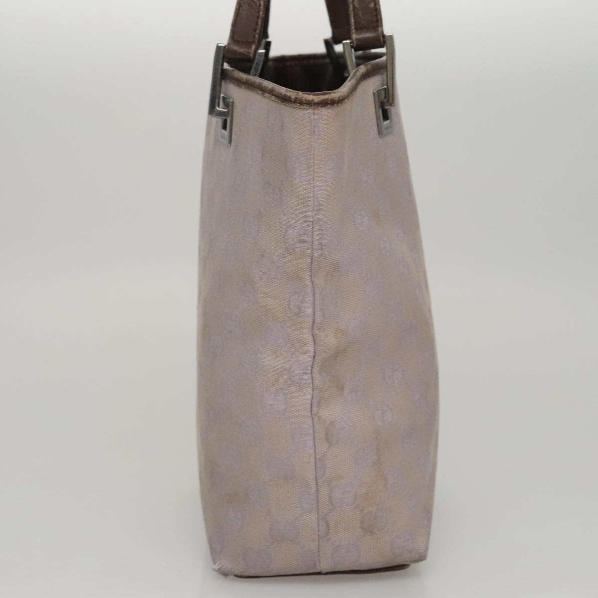 GUCCI GG Canvas Tote Bag Purple 31244 Auth 108341