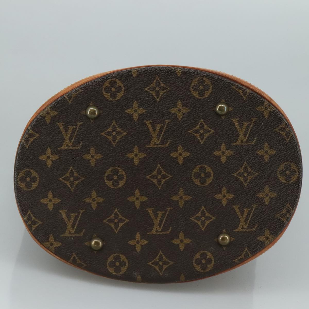 LOUIS VUITTON Monogram Bucket GM Shoulder Bag M42236 LV Auth 108535