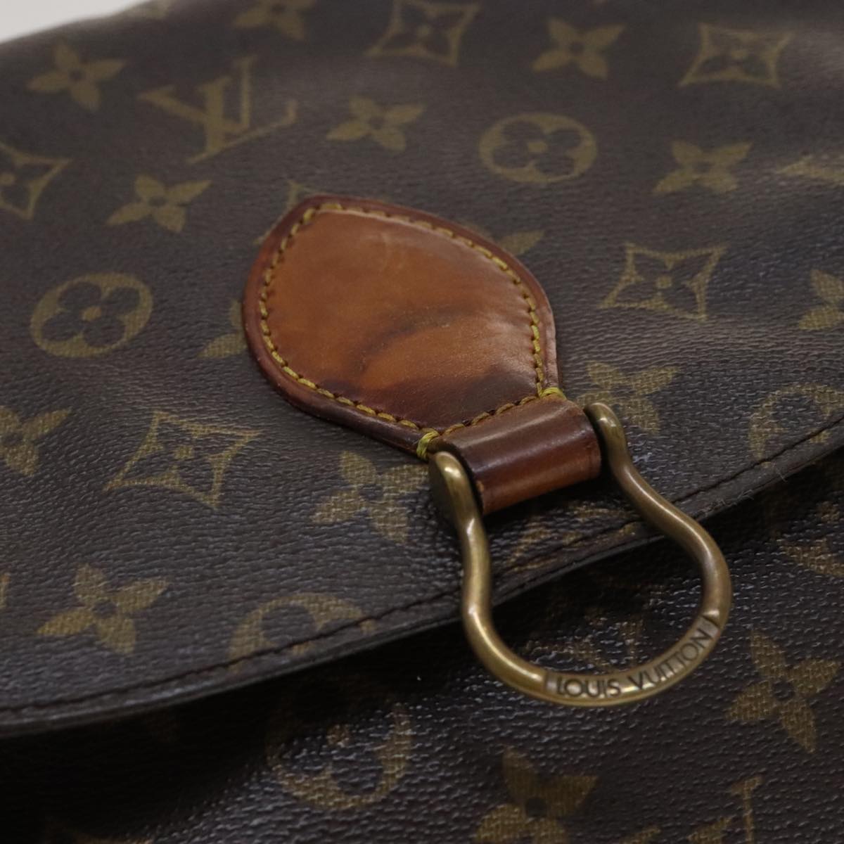 LOUIS VUITTON Monogram Saint Cloud GM Shoulder Bag M51242 LV Auth 108563