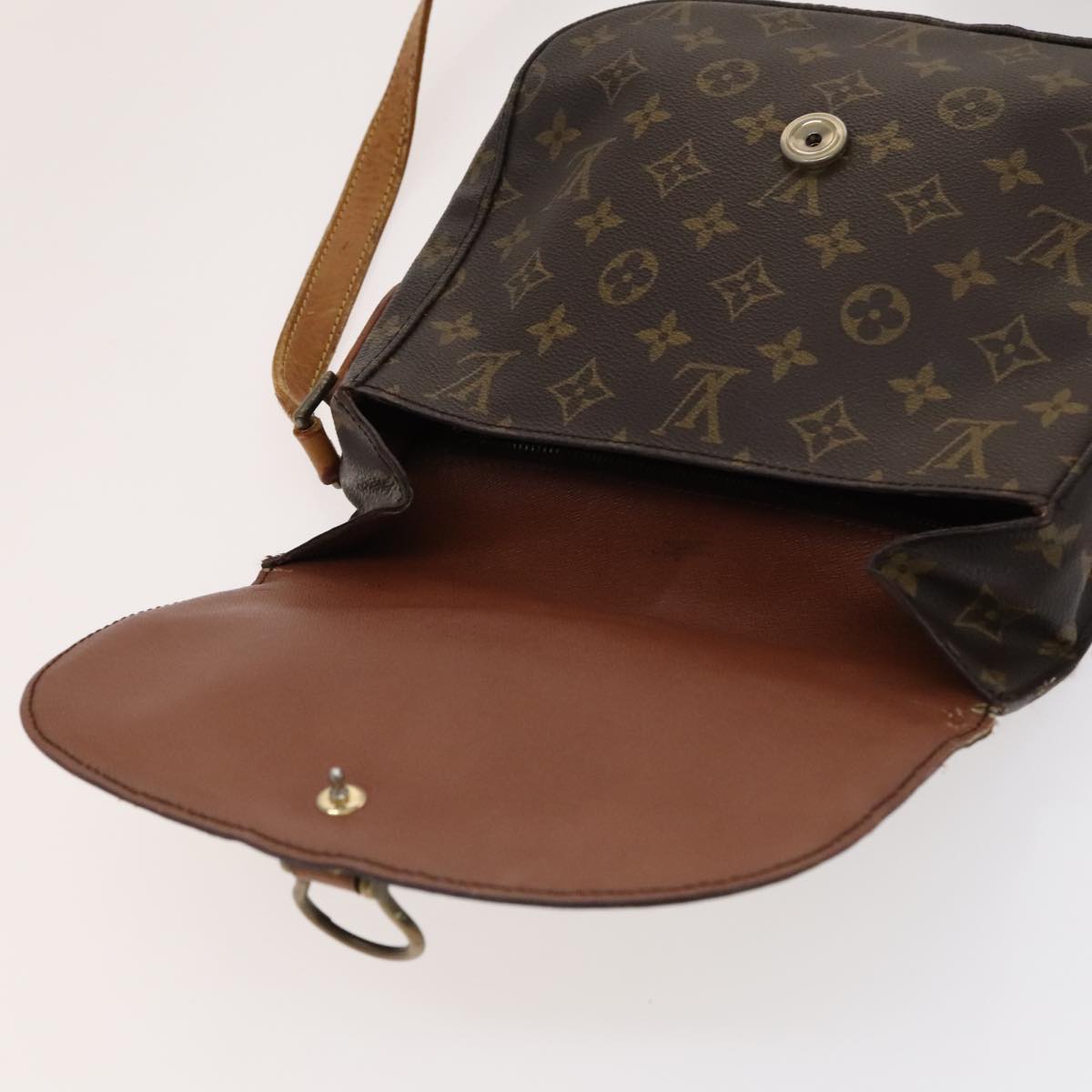 LOUIS VUITTON Monogram Saint Cloud GM Shoulder Bag M51242 LV Auth 108563