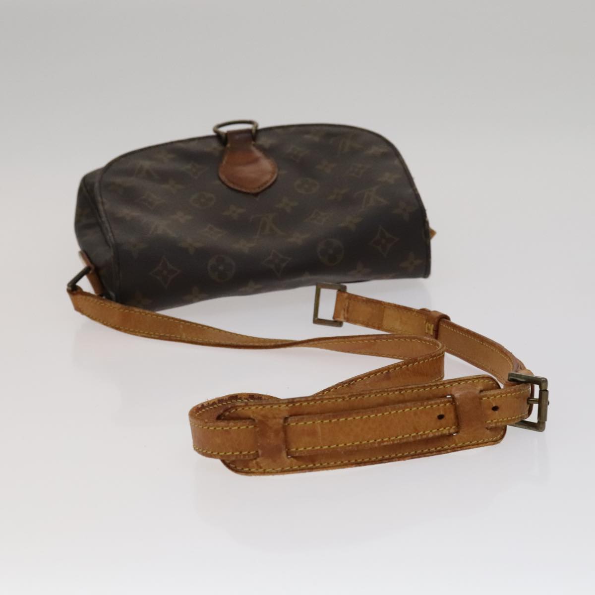 LOUIS VUITTON Monogram Saint Cloud GM Shoulder Bag M51242 LV Auth 108563